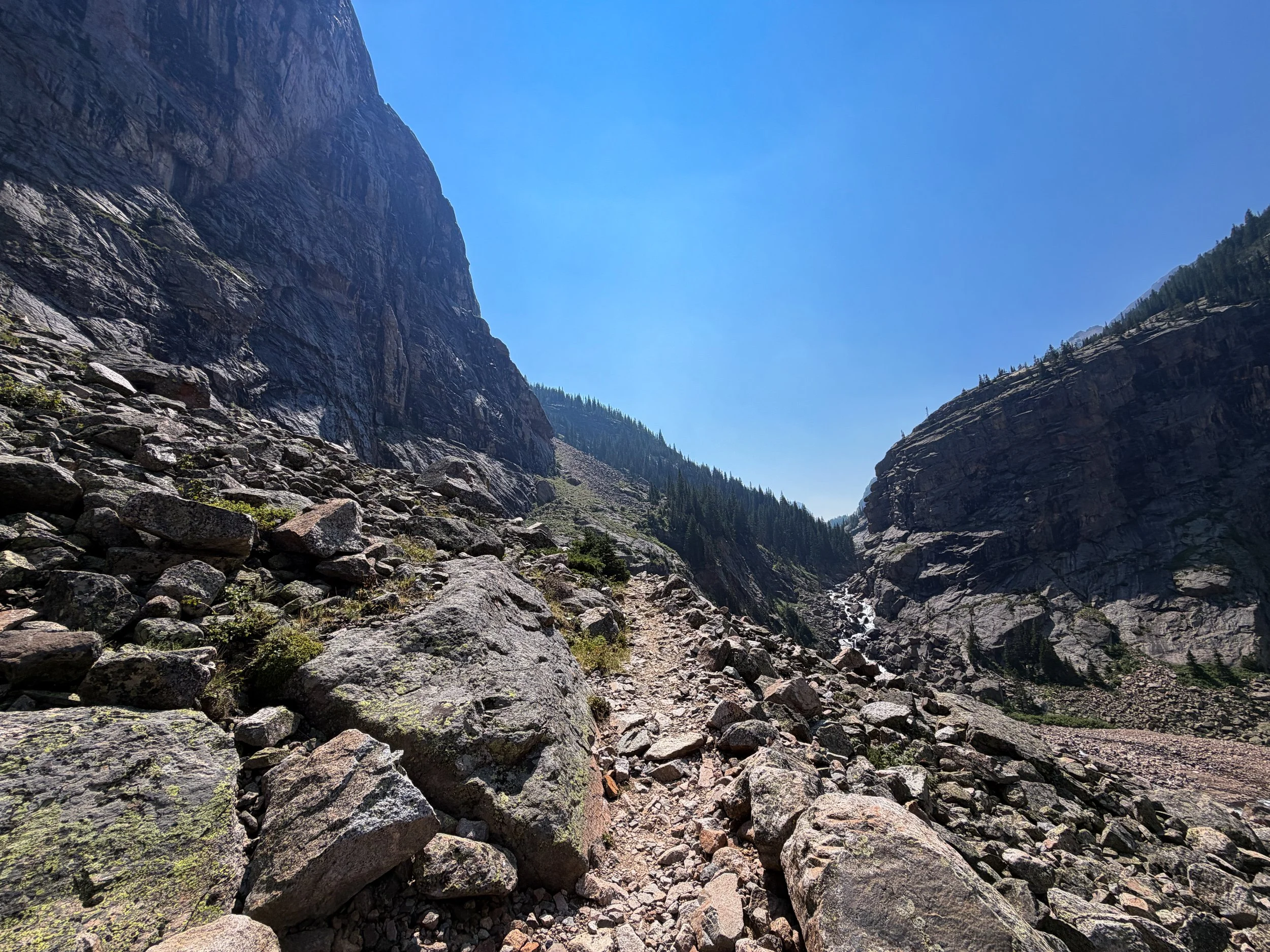 East Rosebud Trail Beaten Path Beartooth Mountains Montana
