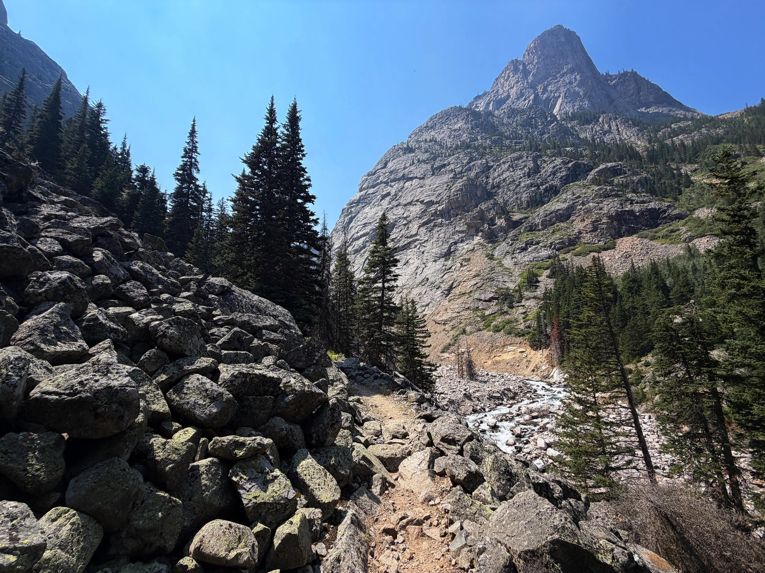 East Rosebud Trail Beaten Path Beartooth Mountains Montana