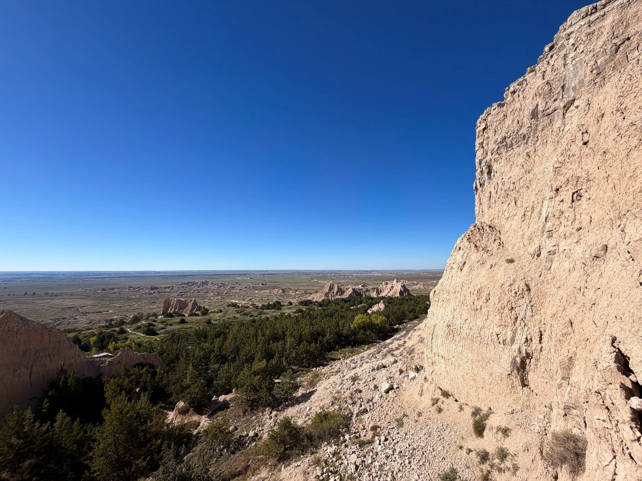 Notch Trail Overlook Badlands National Park South Dakota