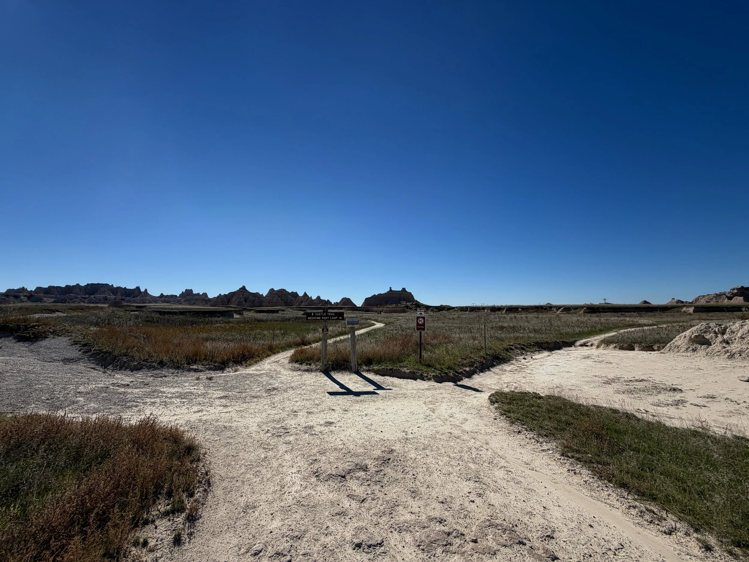 Medicine Root Loop Trailhead Badlands National Park South Dakota