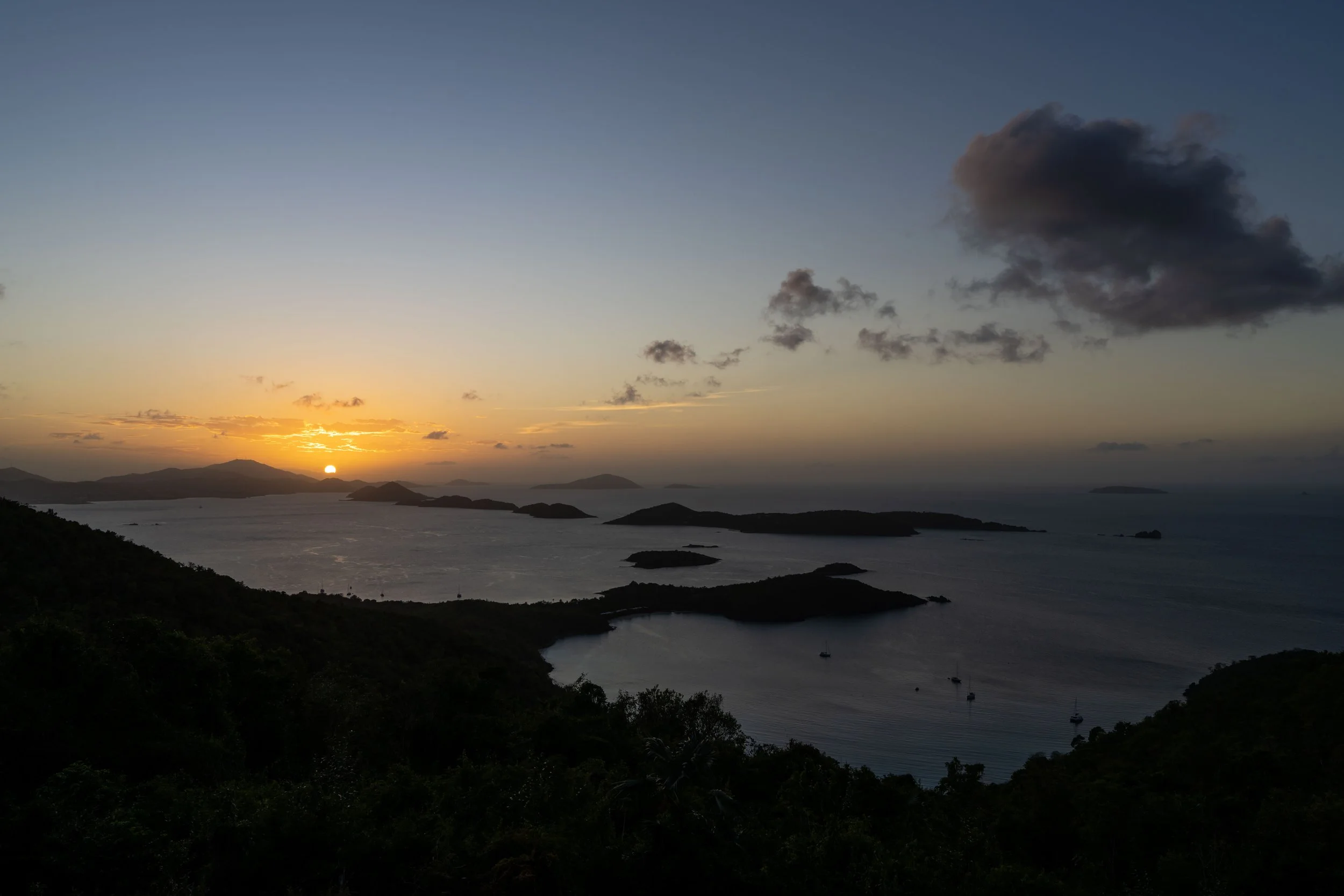 The Windmill Bar Sunset St. John US Virgin Islands