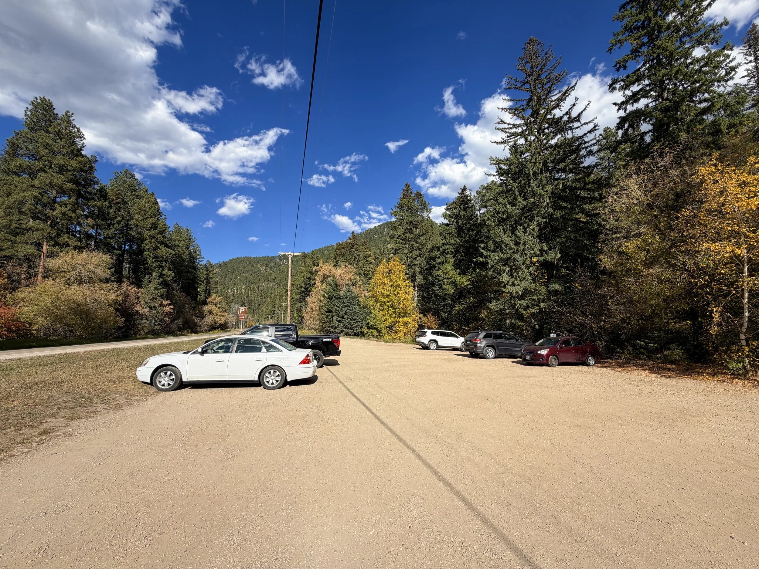 Devils Bathtub Trailhead Parking Spearfish Canyon Black Hills South Dakota