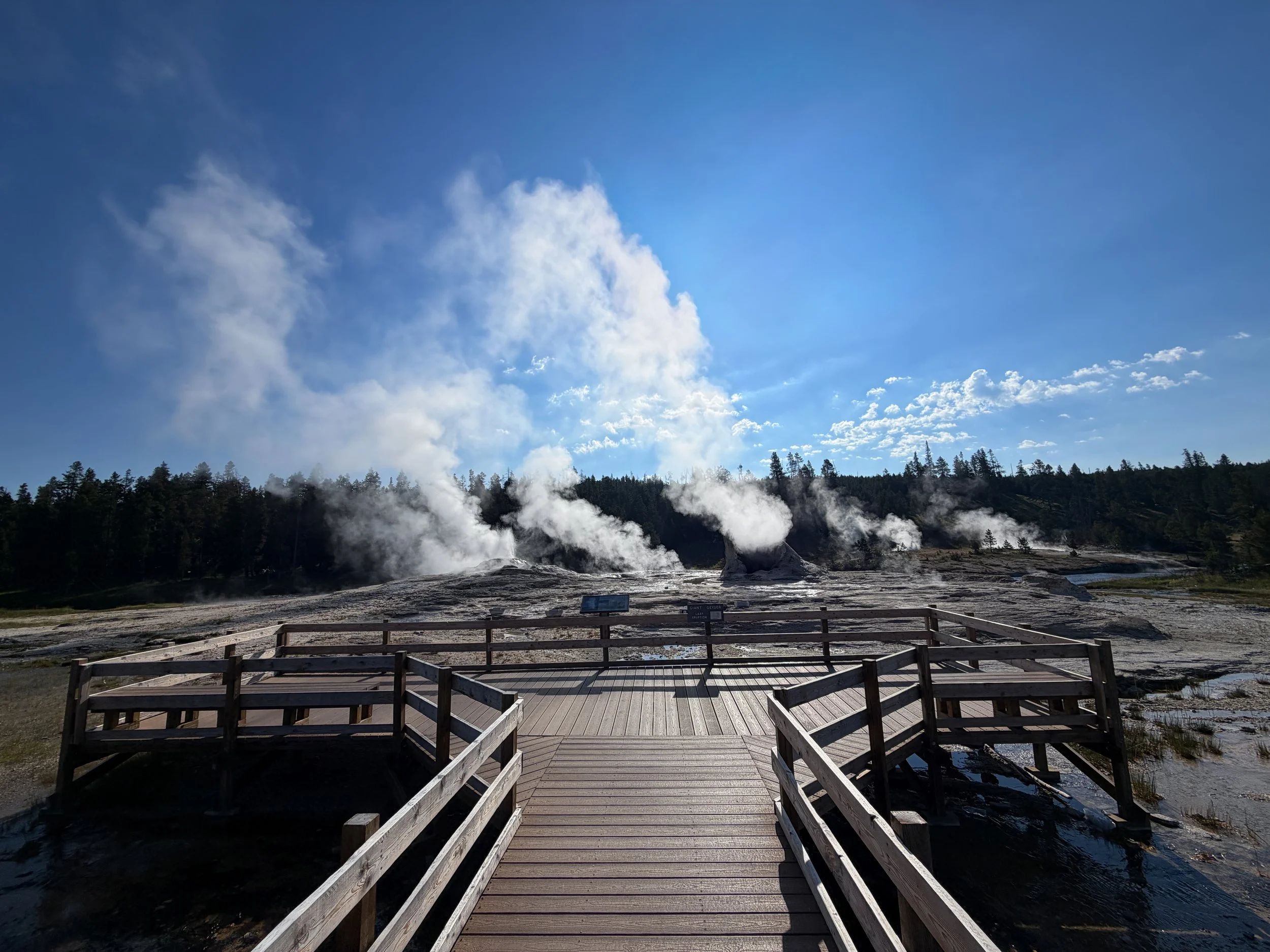 Giant Geyser Yellowstone National Park Wyoming