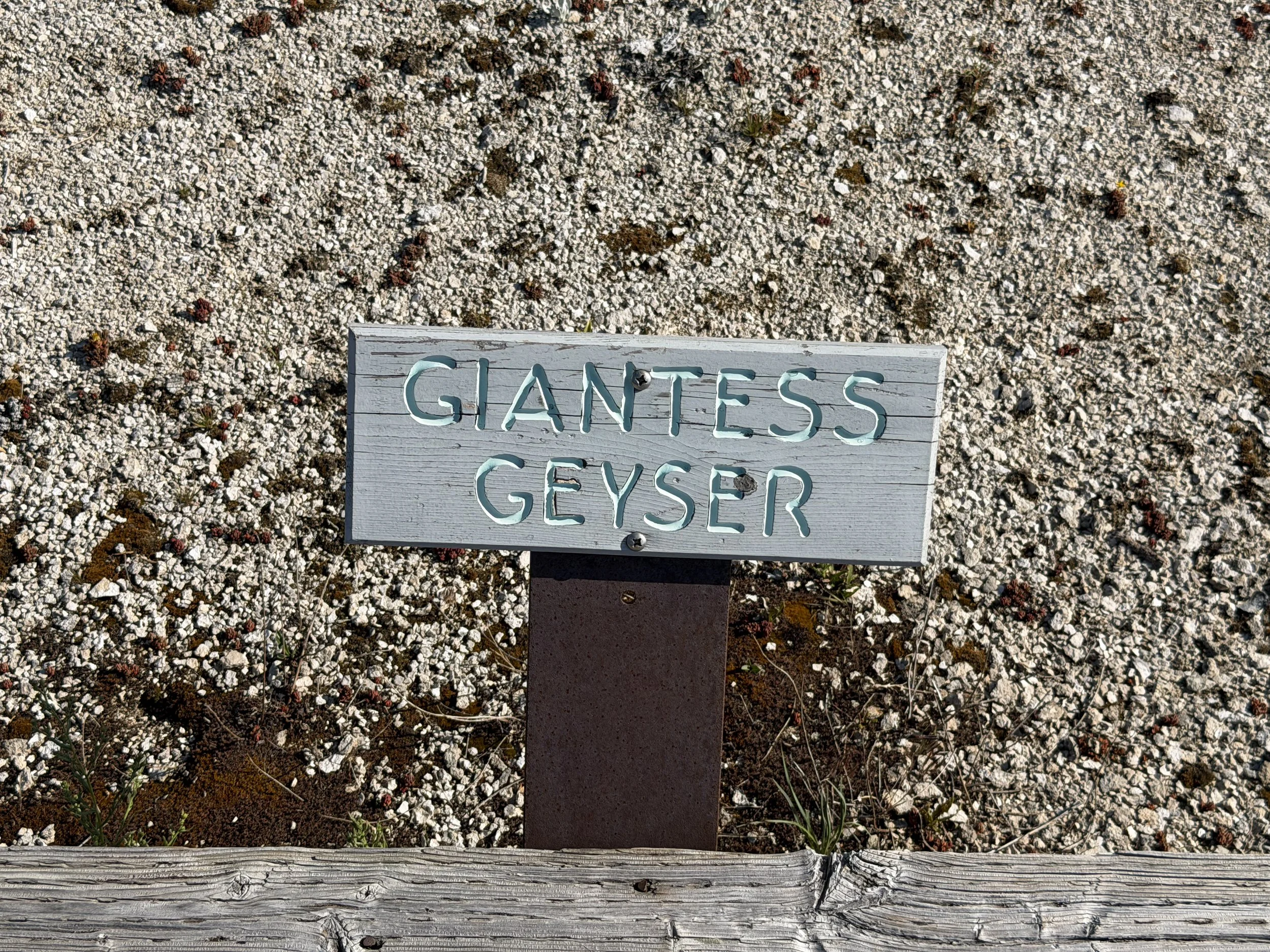 Giantess Geyser Yellowstone National Park Wyoming