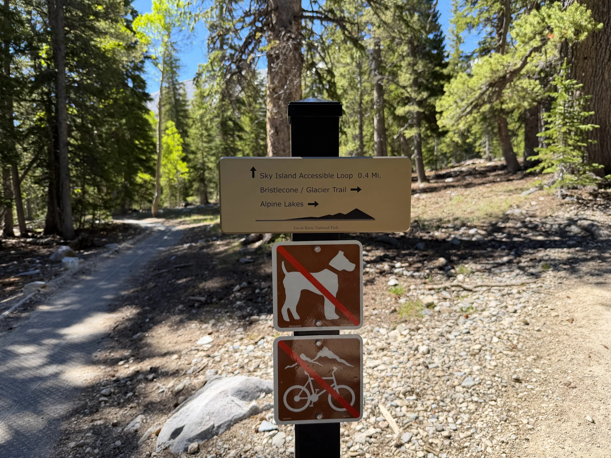 Alpine Lakes Loop Trail Great Basin National Park Nevada