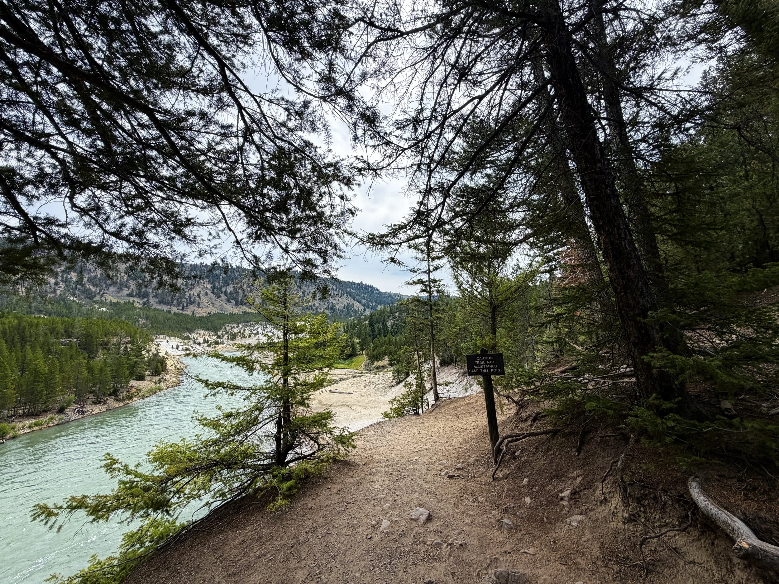 Tower Falls Trail Yellowstone National Park Wyoming