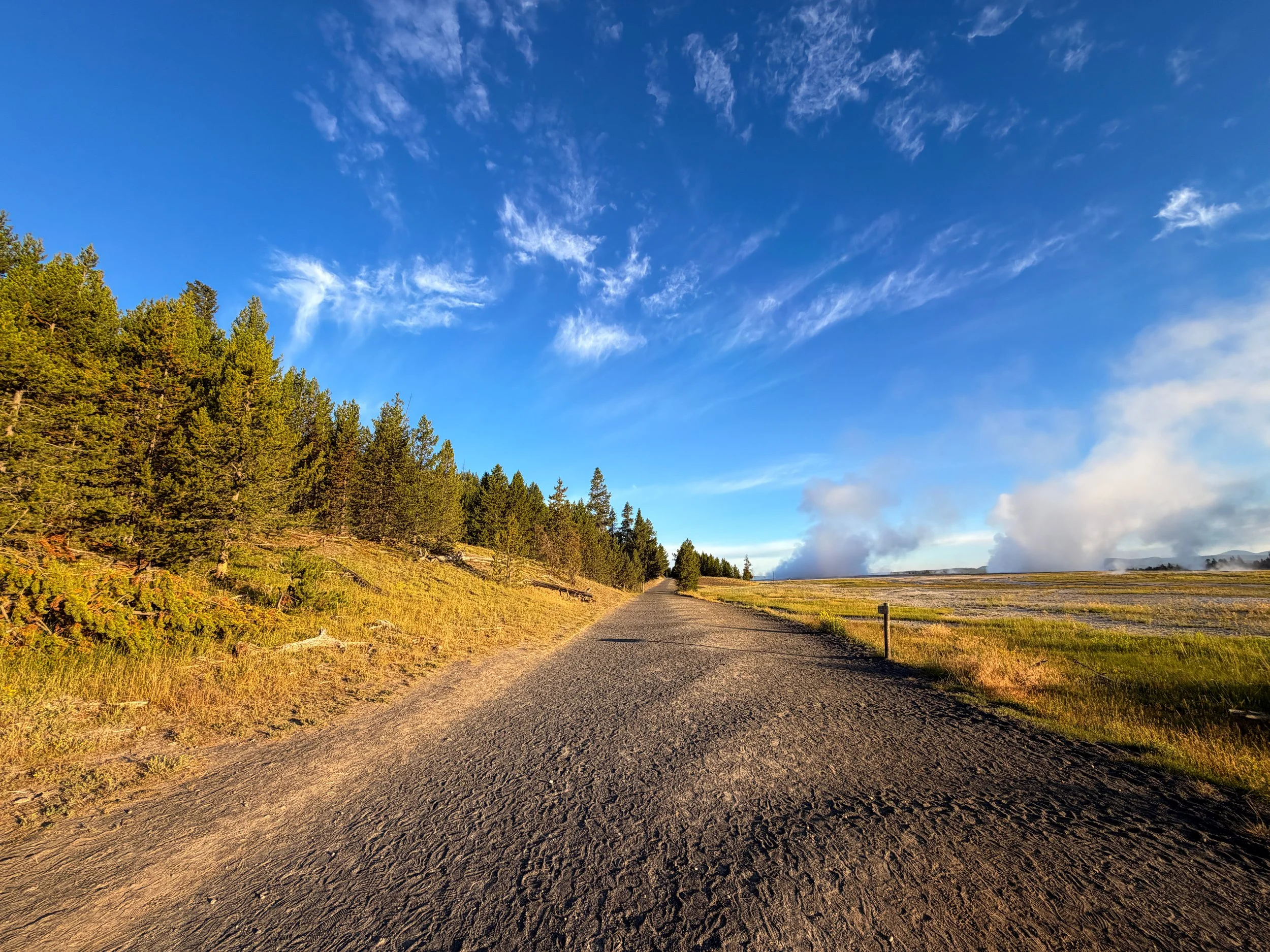 Grand Prismatic Spring Overlook Trail Yellowstone National Park Wyoming