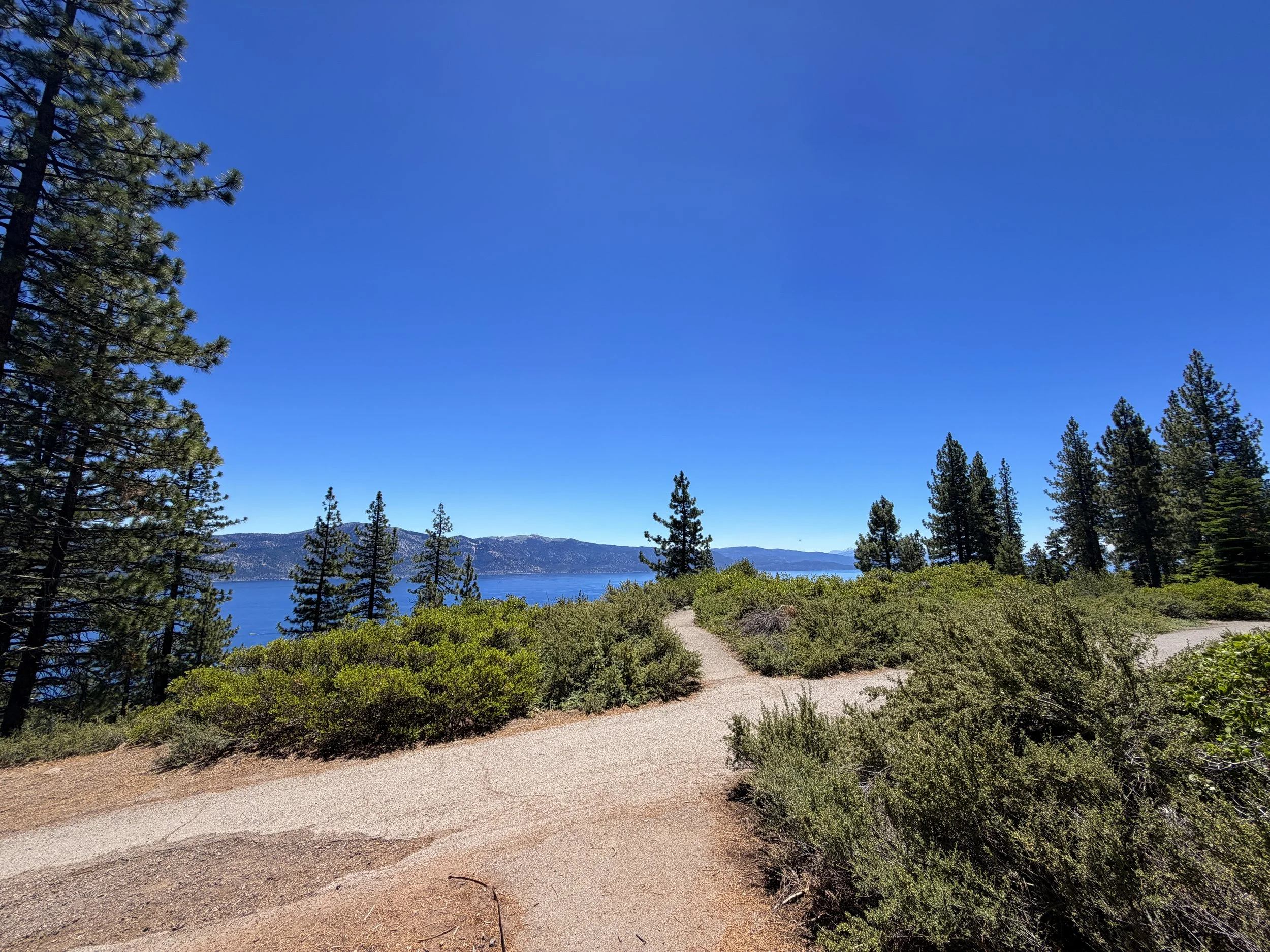 State Line Fire Lookout Trail Lake Tahoe California