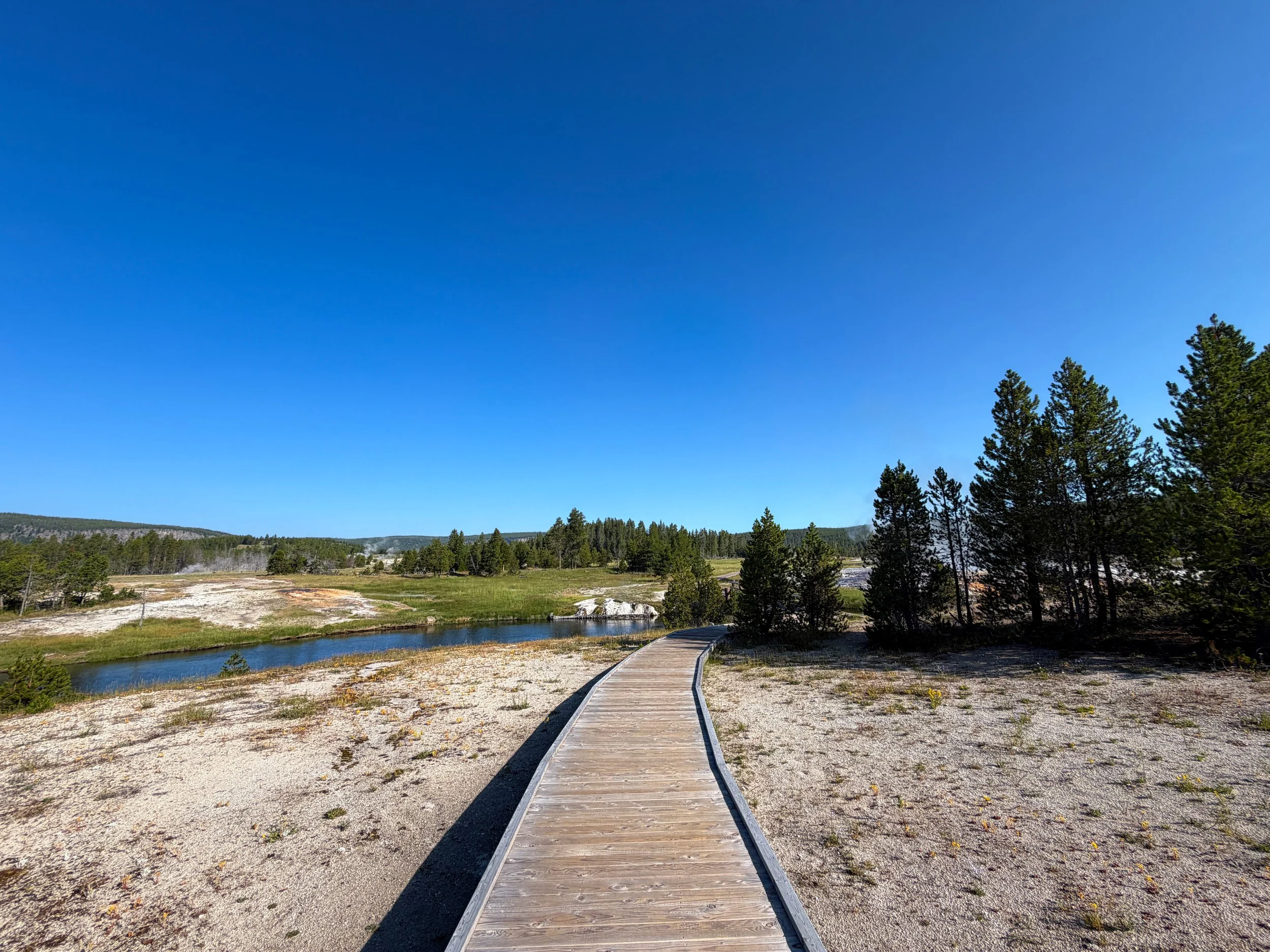 Upper Geyser Basin Hike Yellowstone National Park Wyoming