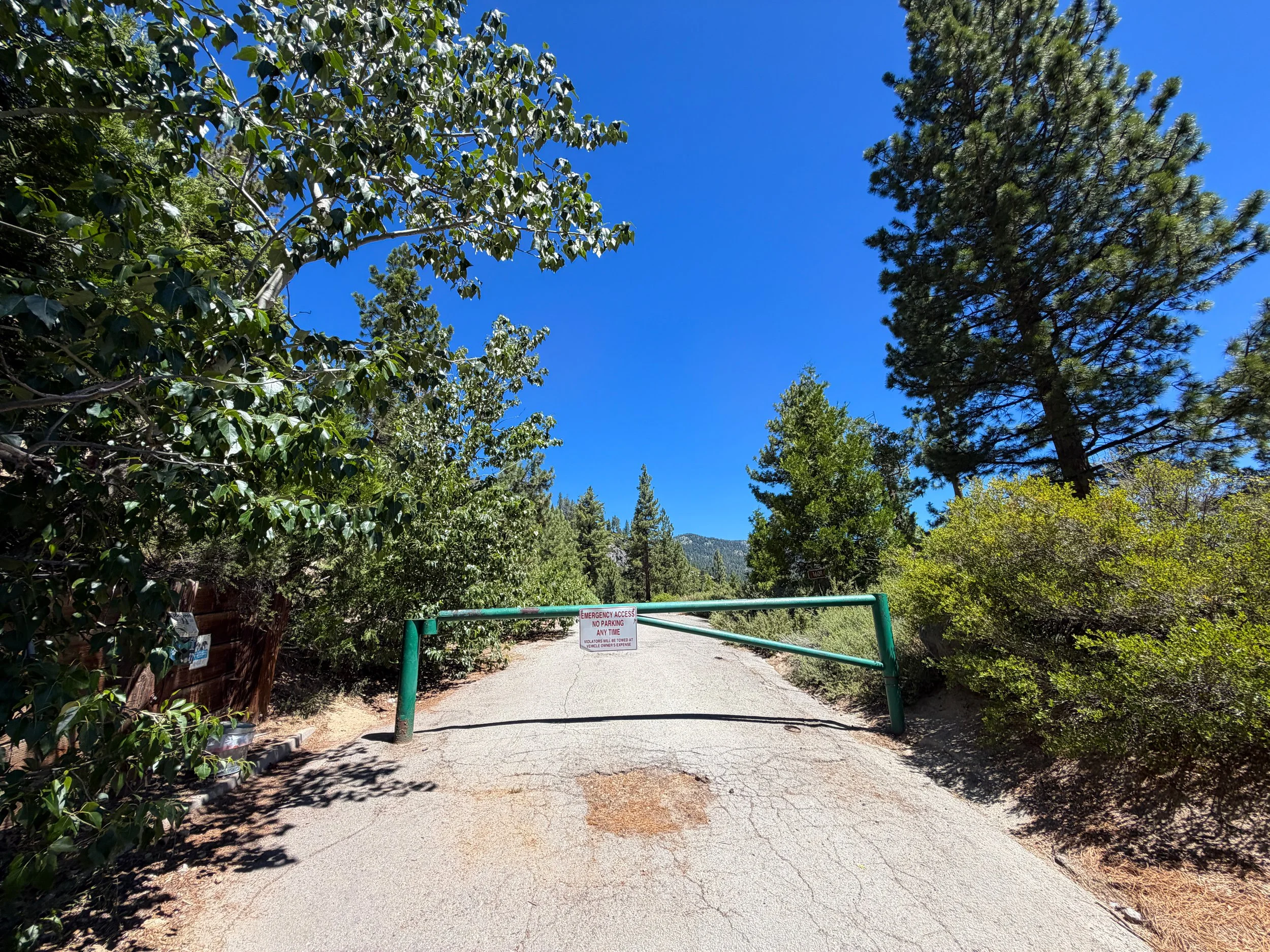 Stateline Lookout Trailhead Lake Tahoe Nevada