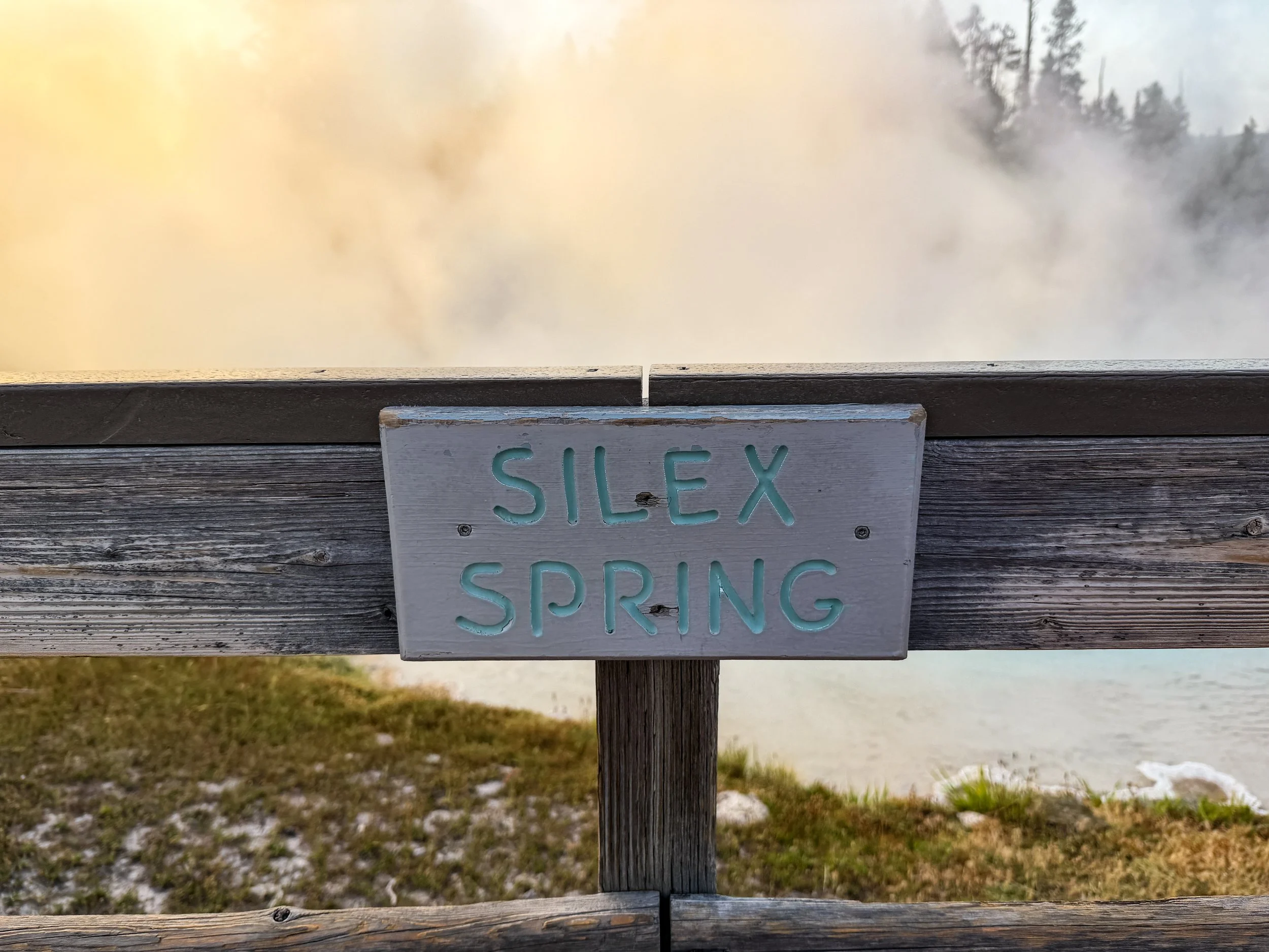 Silex Spring Fountain Paint Pots Trail Yellowstone National Park Wyoming