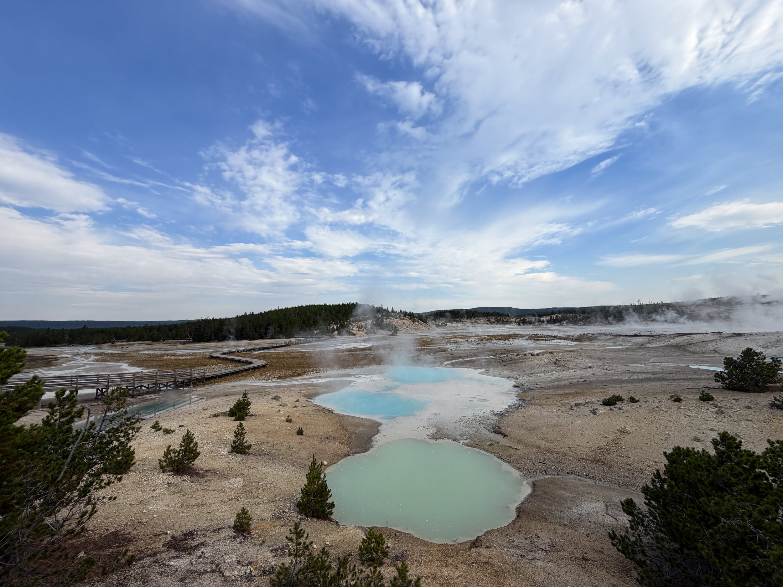 Colloidal Pool Norris Geyser Basin Trail Yellowstone National Park Wyoming
