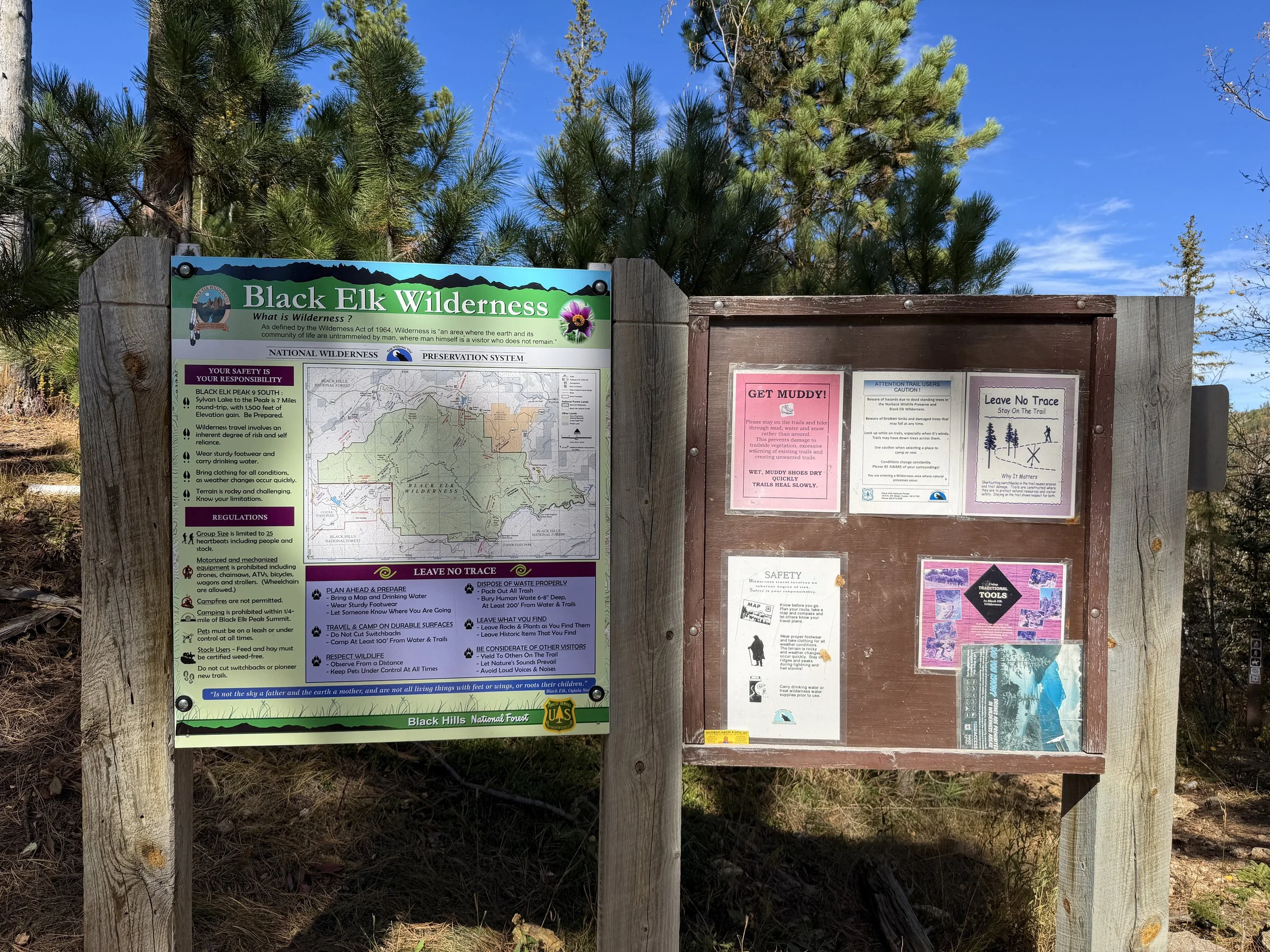 Black Elk Peak Trail Custer State Park Black Hills South Dakota