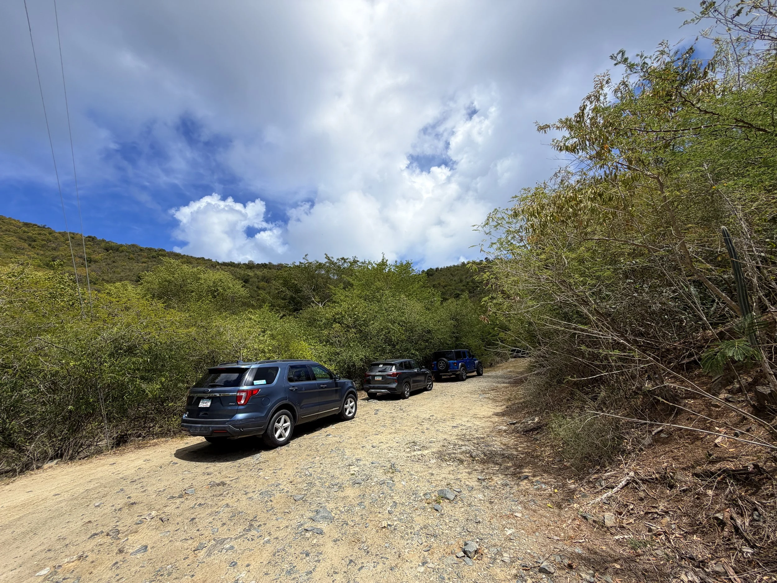 Brown Bay Trailhead Parking Virgin Islands National Park