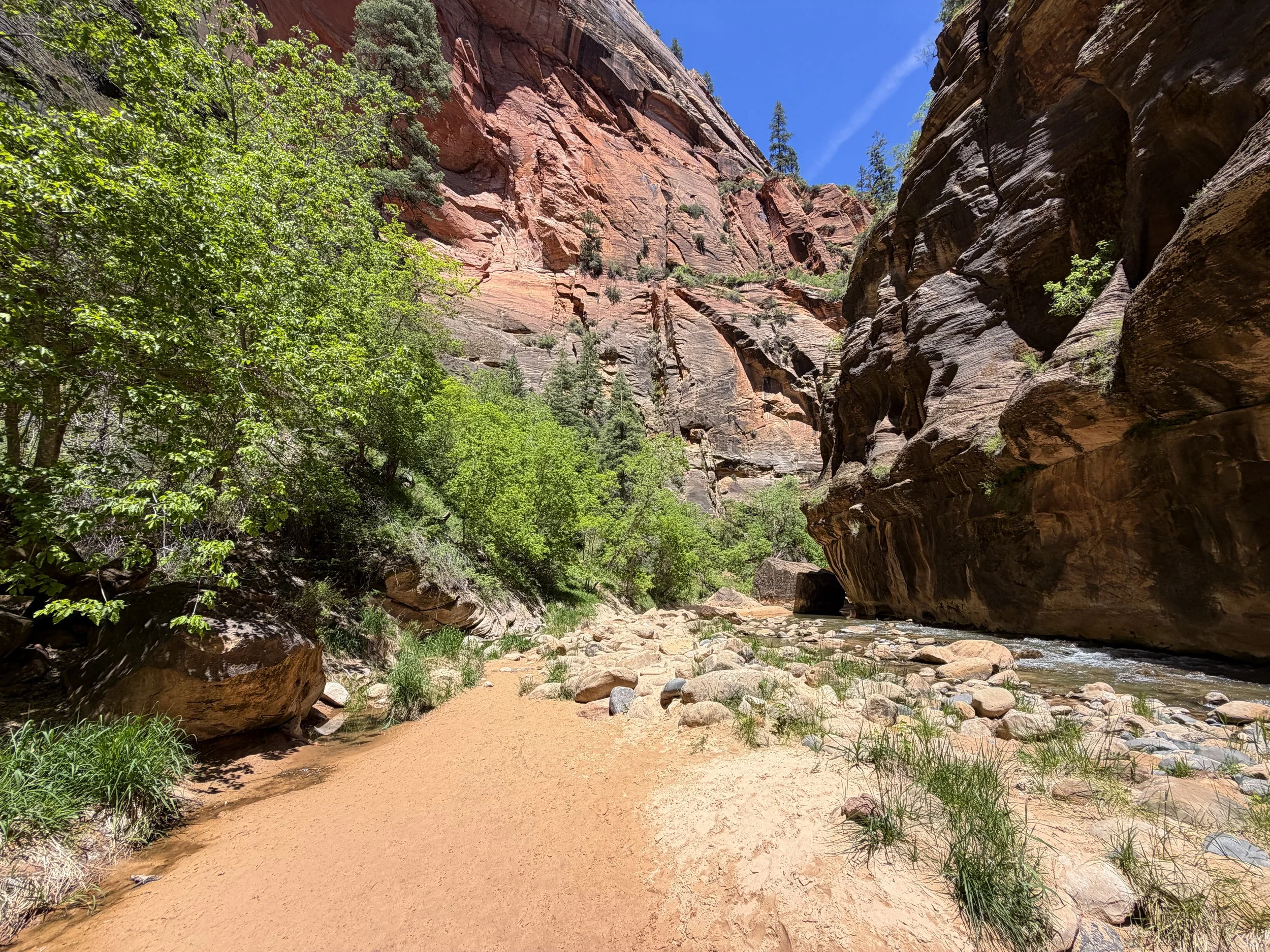 House Rock Narrows Zion National Park Utah