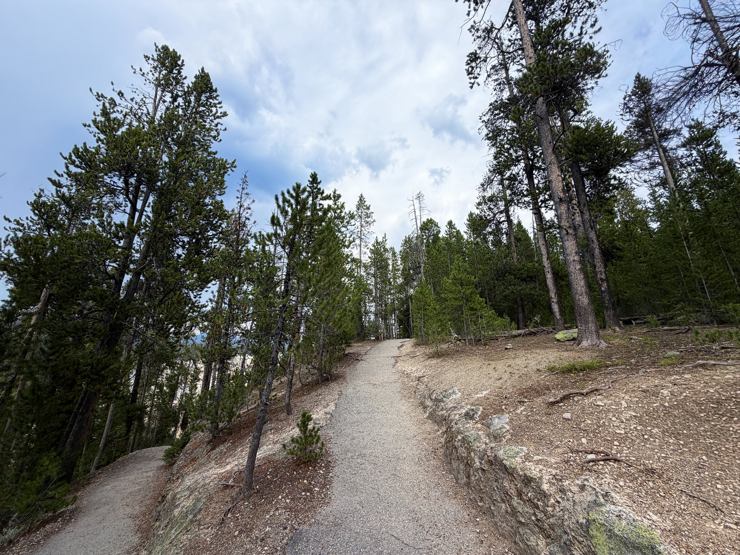 South Rim Trail Yellowstone National Park Wyoming