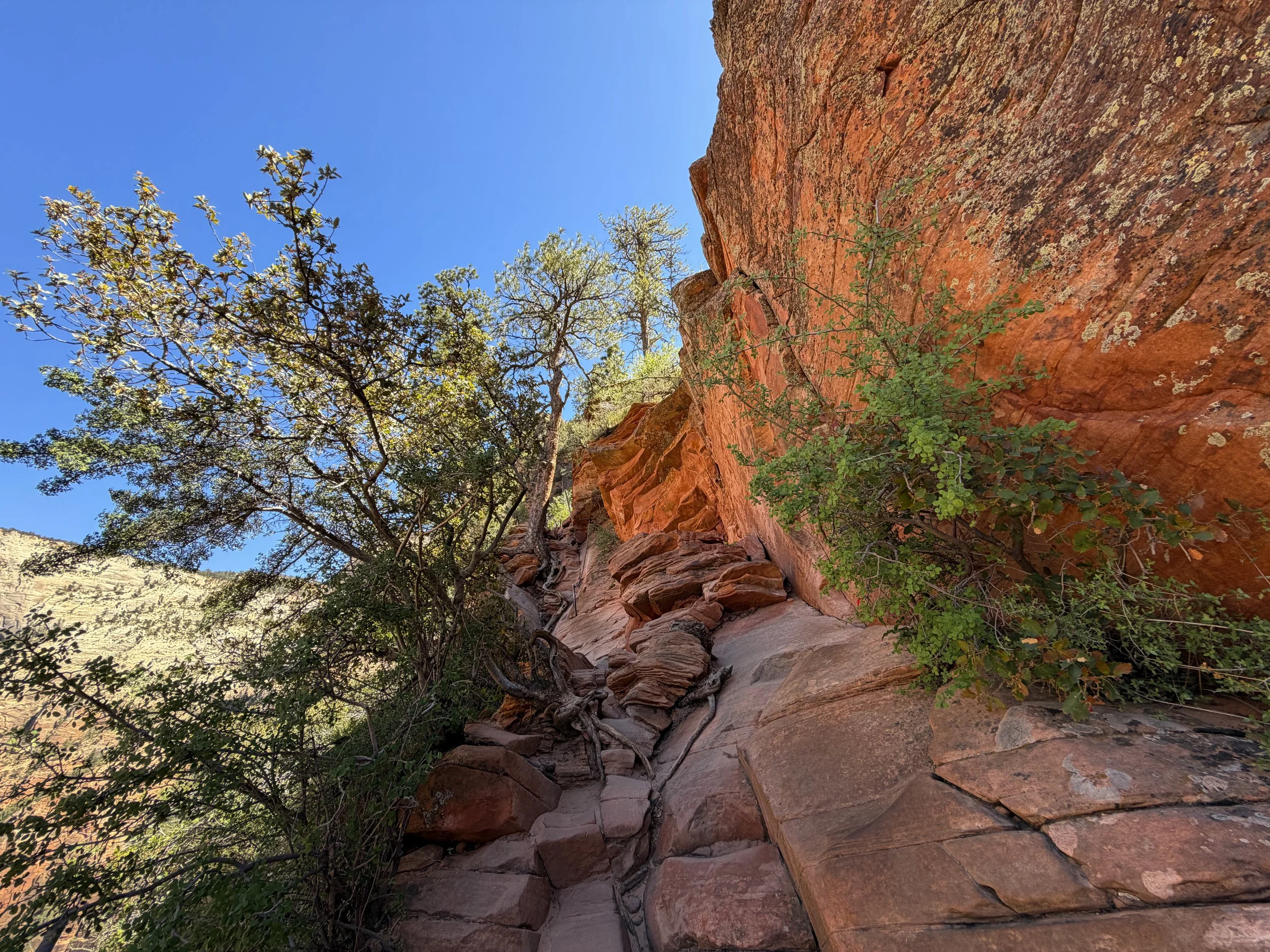 Angels Landing Hike Chains Zion National Park Utah