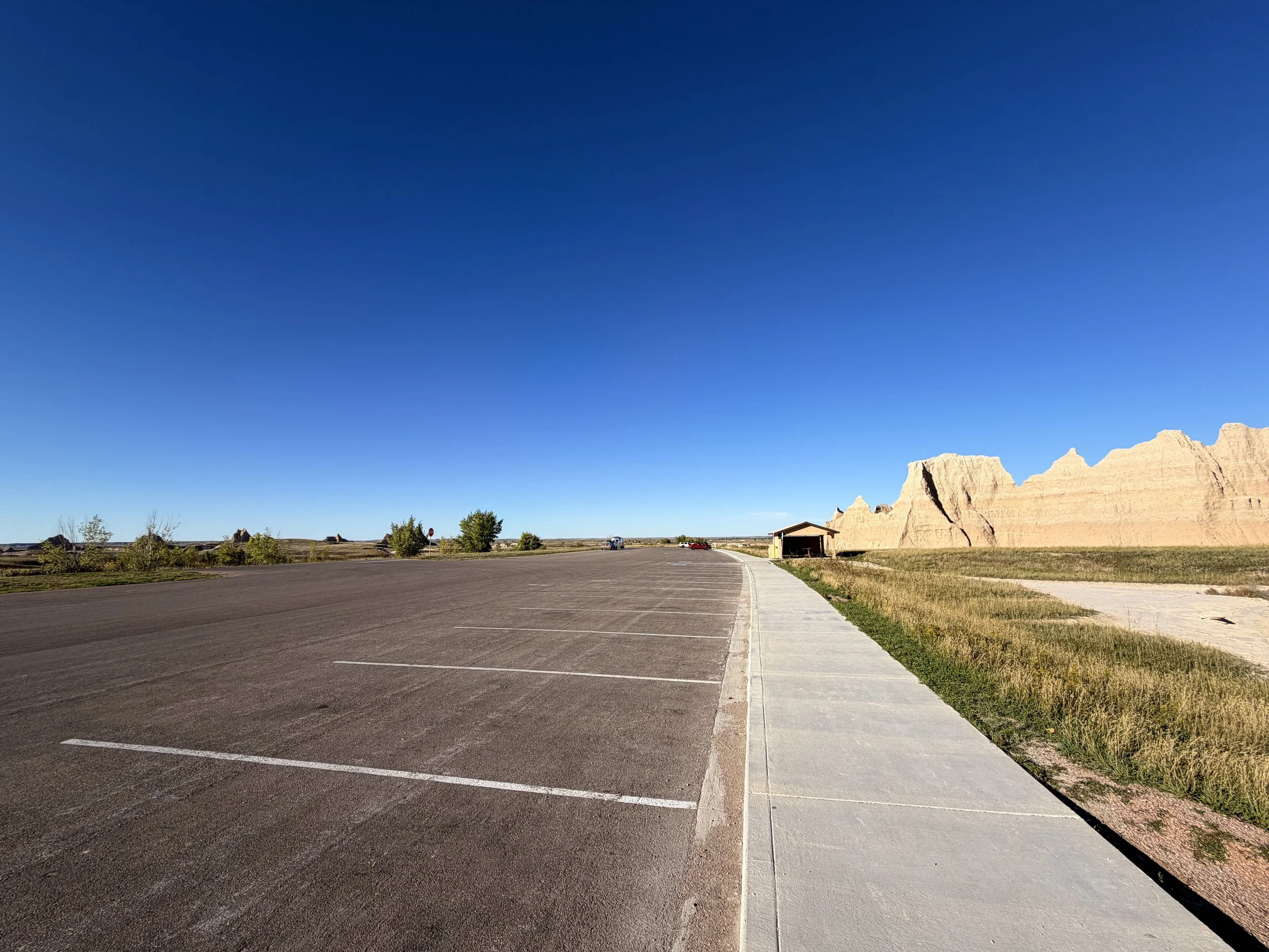 Castle Trailhead Parking Badlands National Park South Dakota