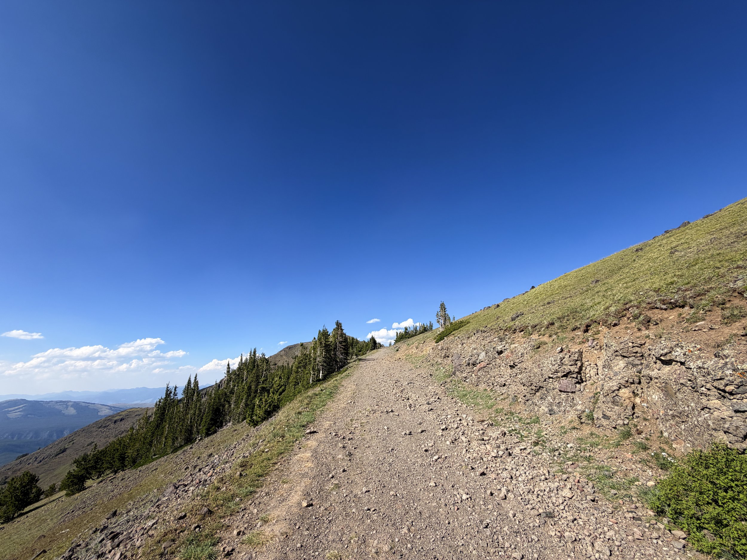 South Mount Washburn Trail via Dunraven Pass Yellowstone National Park Wyoming