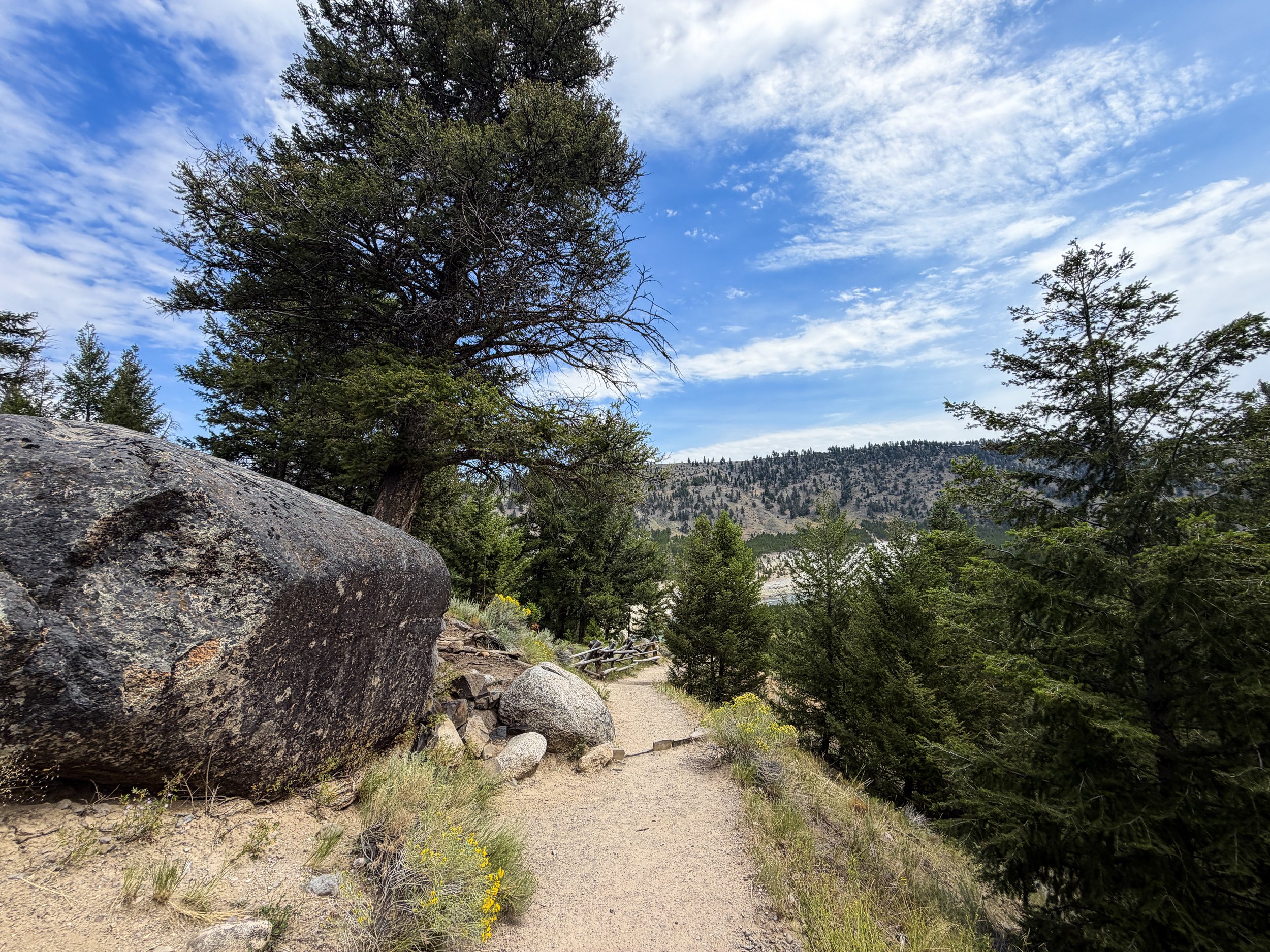 Tower Falls Trail Yellowstone National Park Wyoming