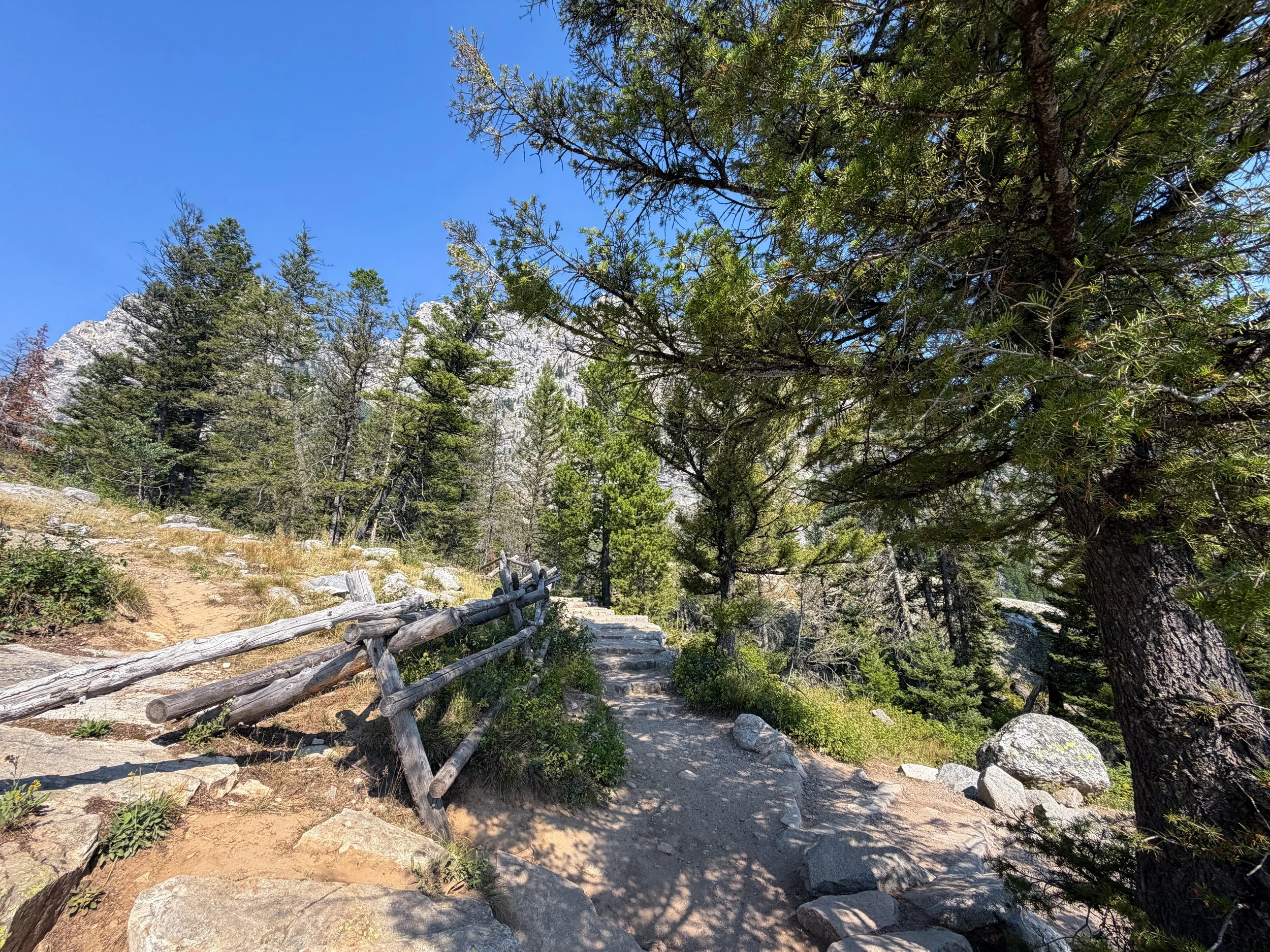 Inspiration Point Trail Grand Teton National Park Wyoming