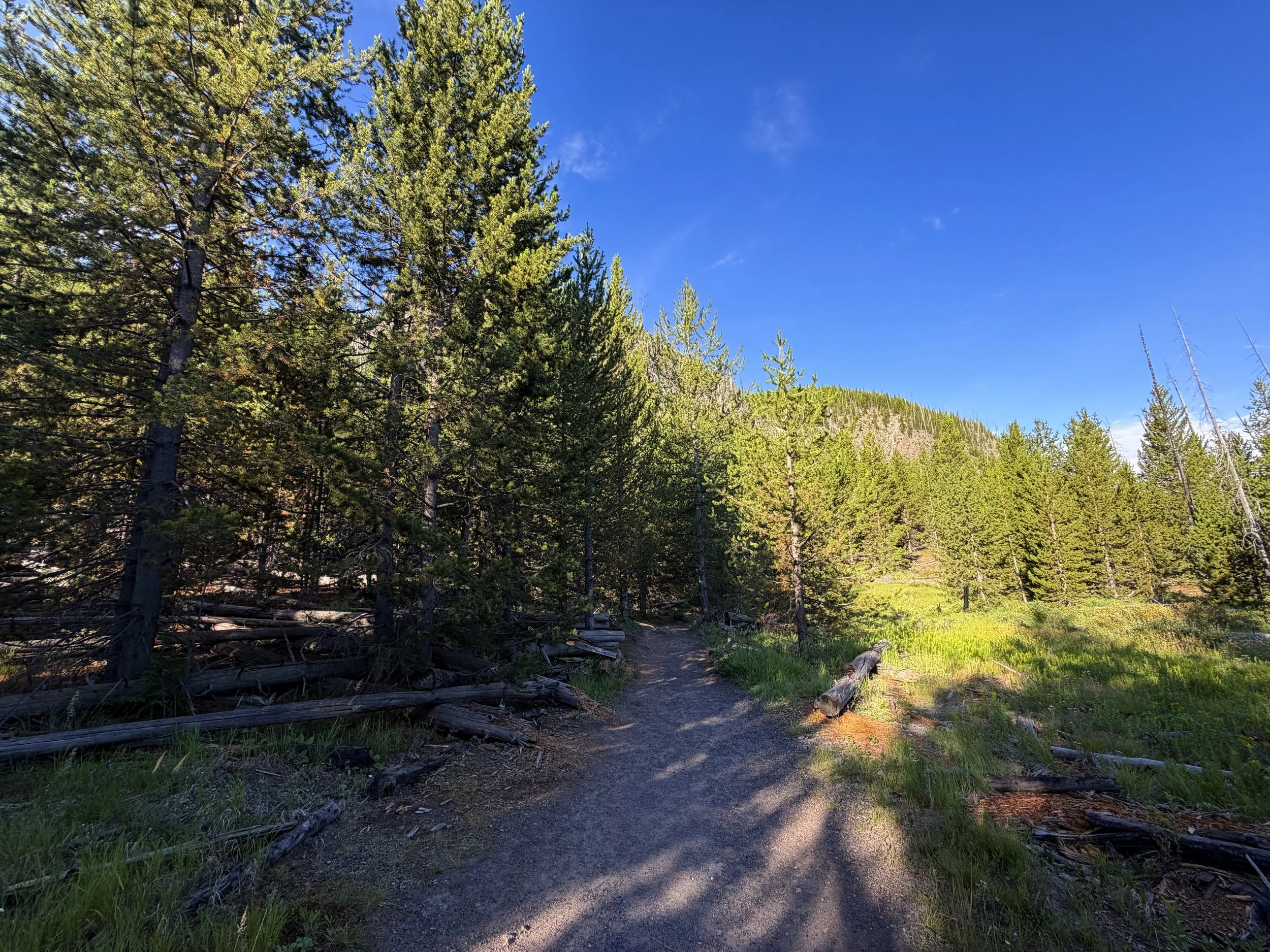 Fairy Falls Trail Yellowstone National Park Wyoming