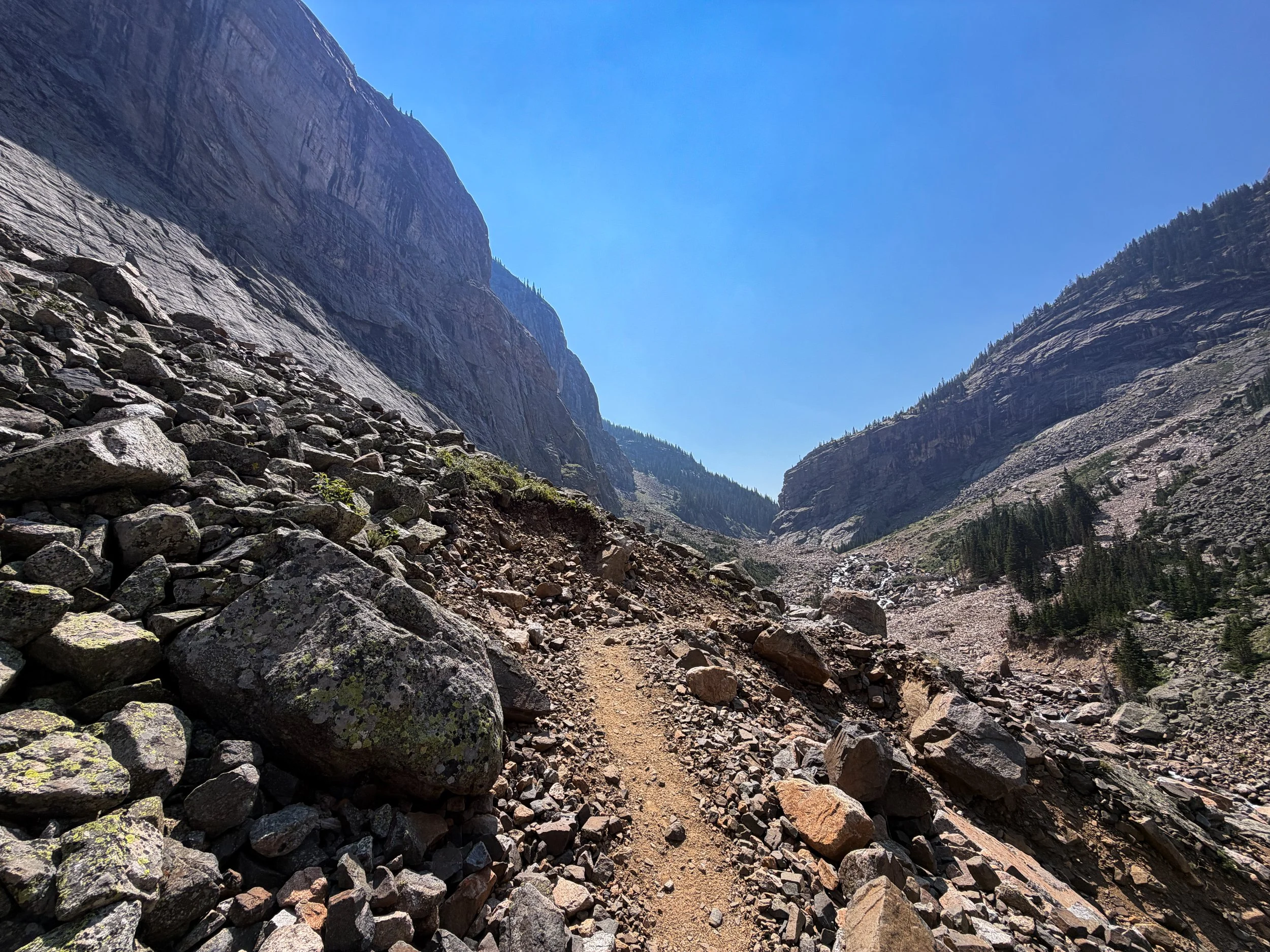 East Rosebud Trail Beaten Path Beartooth Mountains Montana