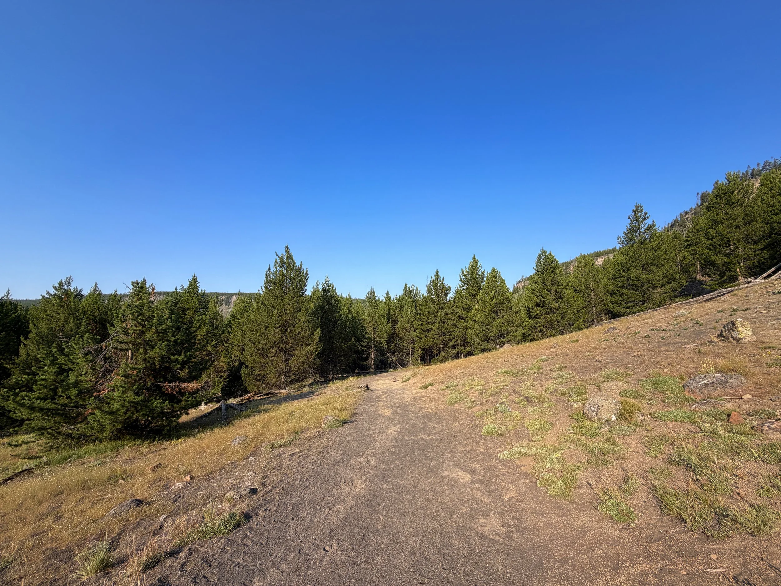 Mystic Falls Hike Yellowstone National Park Wyoming