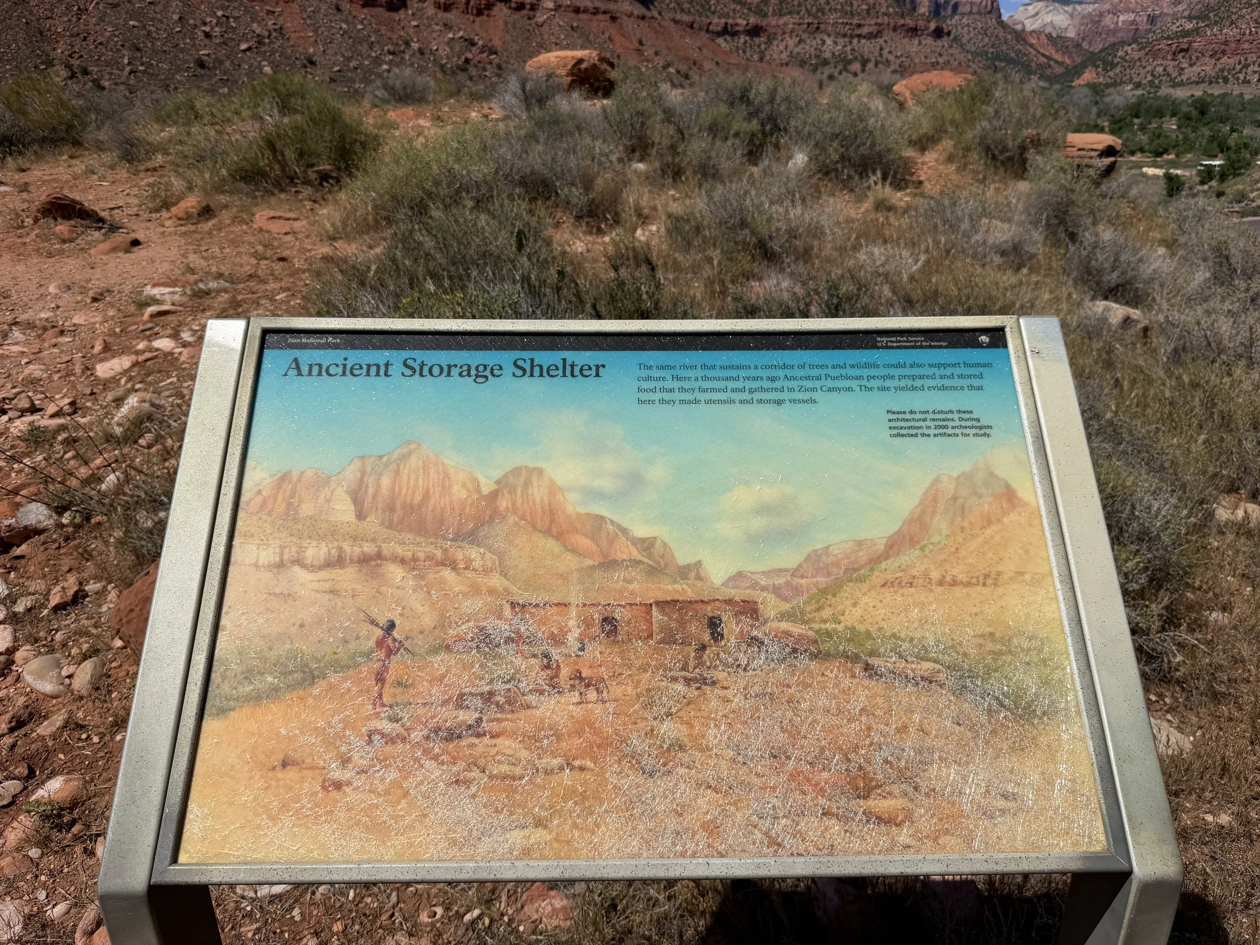 Archaeology Trail Zion National Park Utah