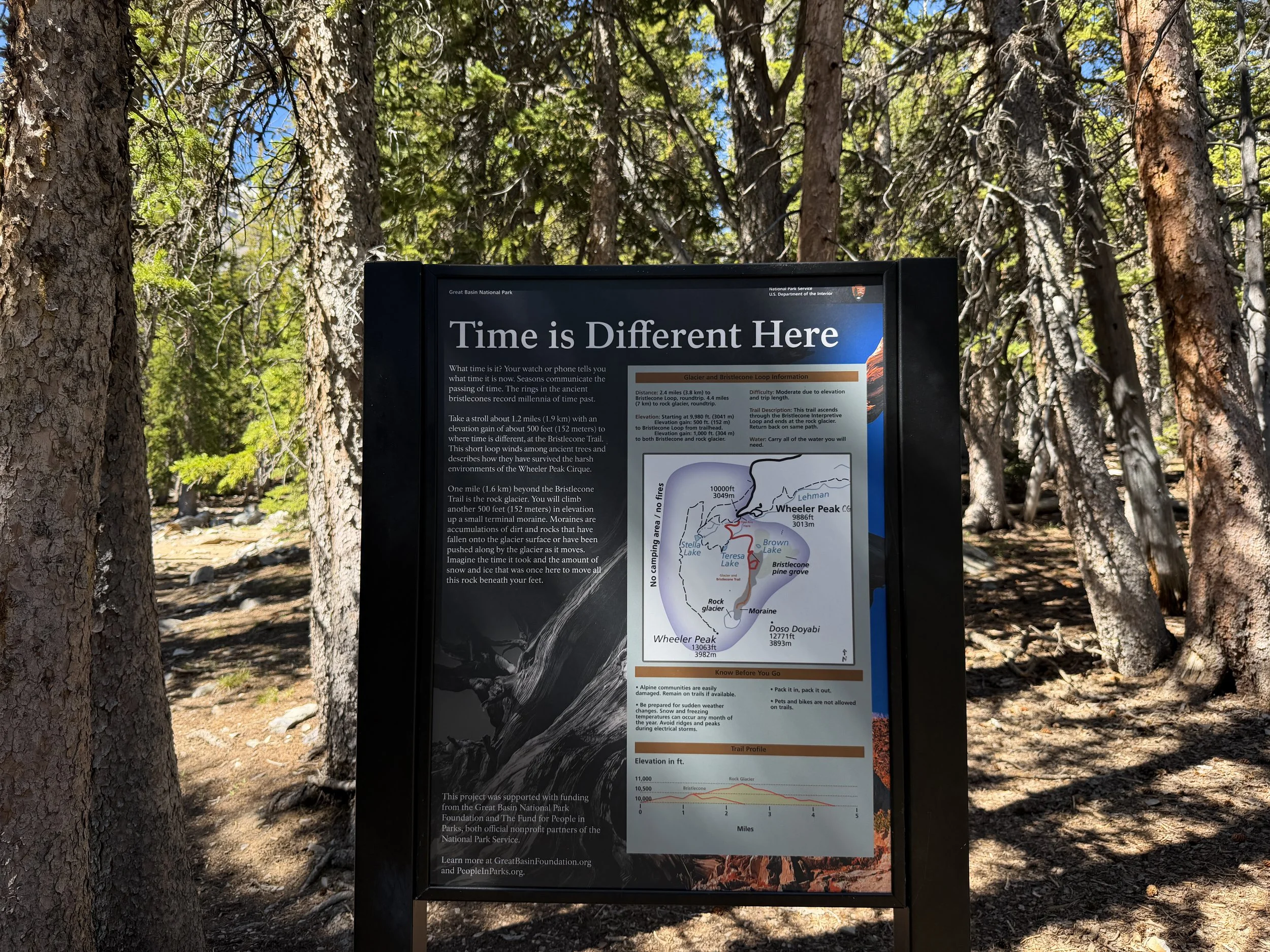 Alpine Lakes Loop Trail Great Basin National Park Nevada