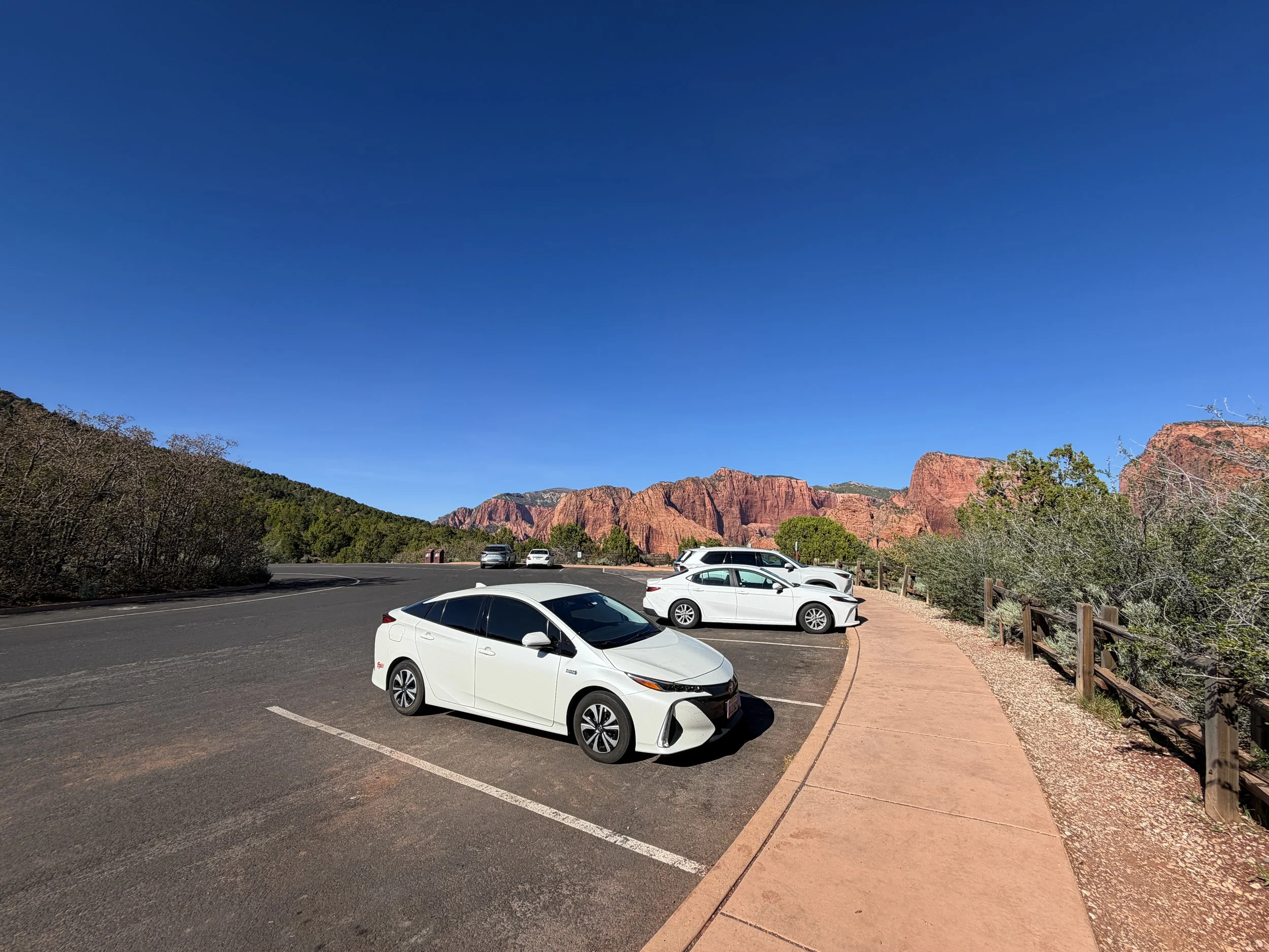 Timber Creek Overlook Trailhead Parking Zion National Park Utah