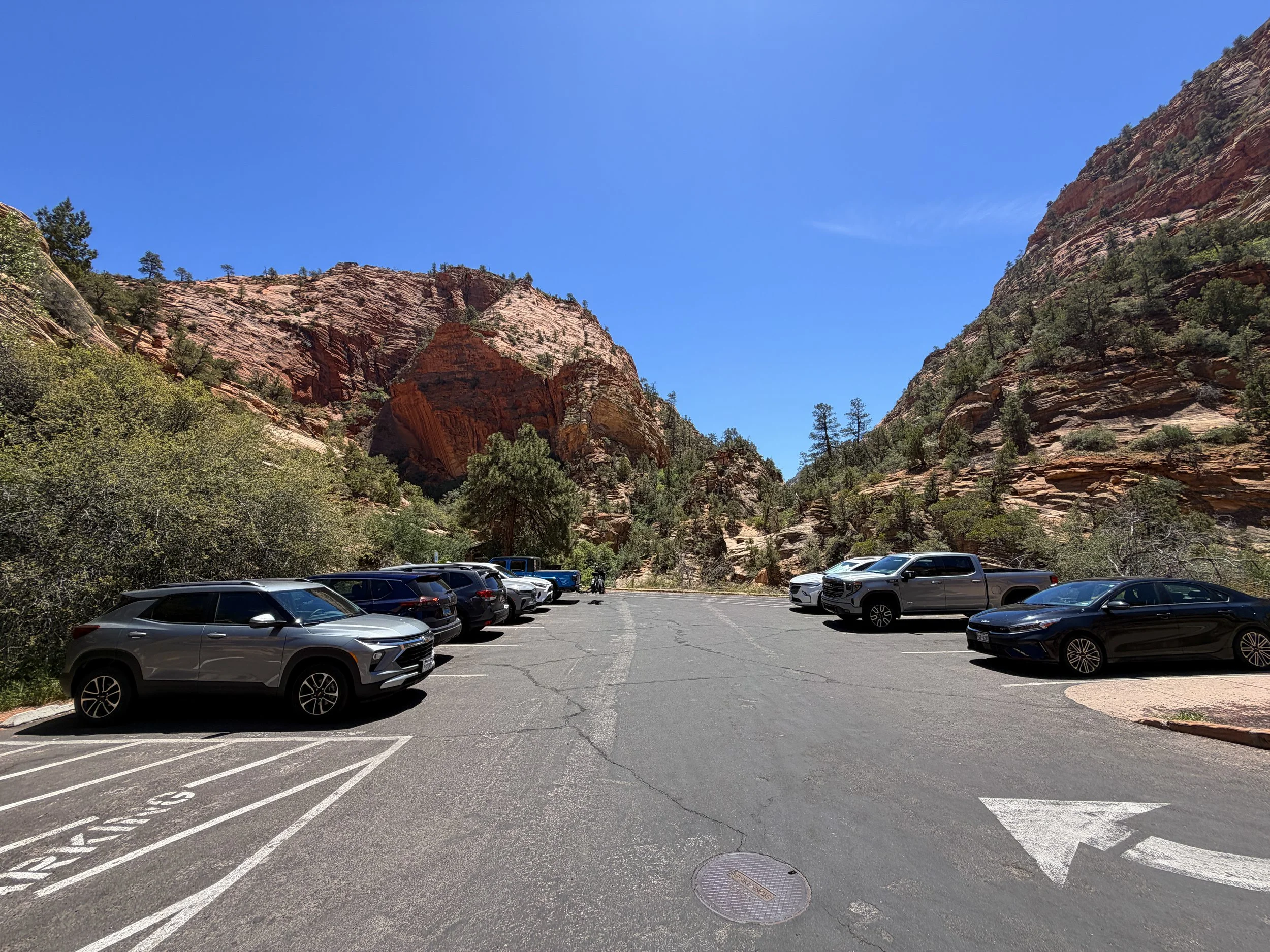 Canyon Overlook Trailhead Parking Zion National Park Utah