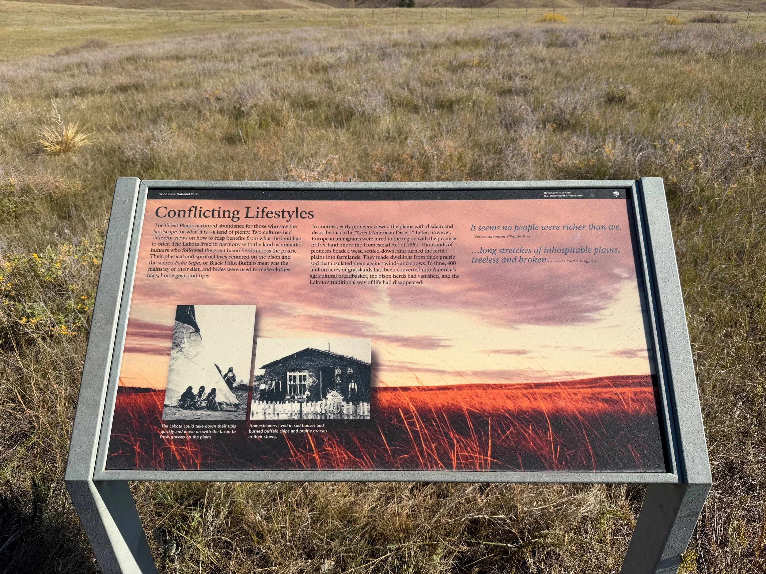Prairie Vista Nature Trail Wind Cave National Park South Dakota