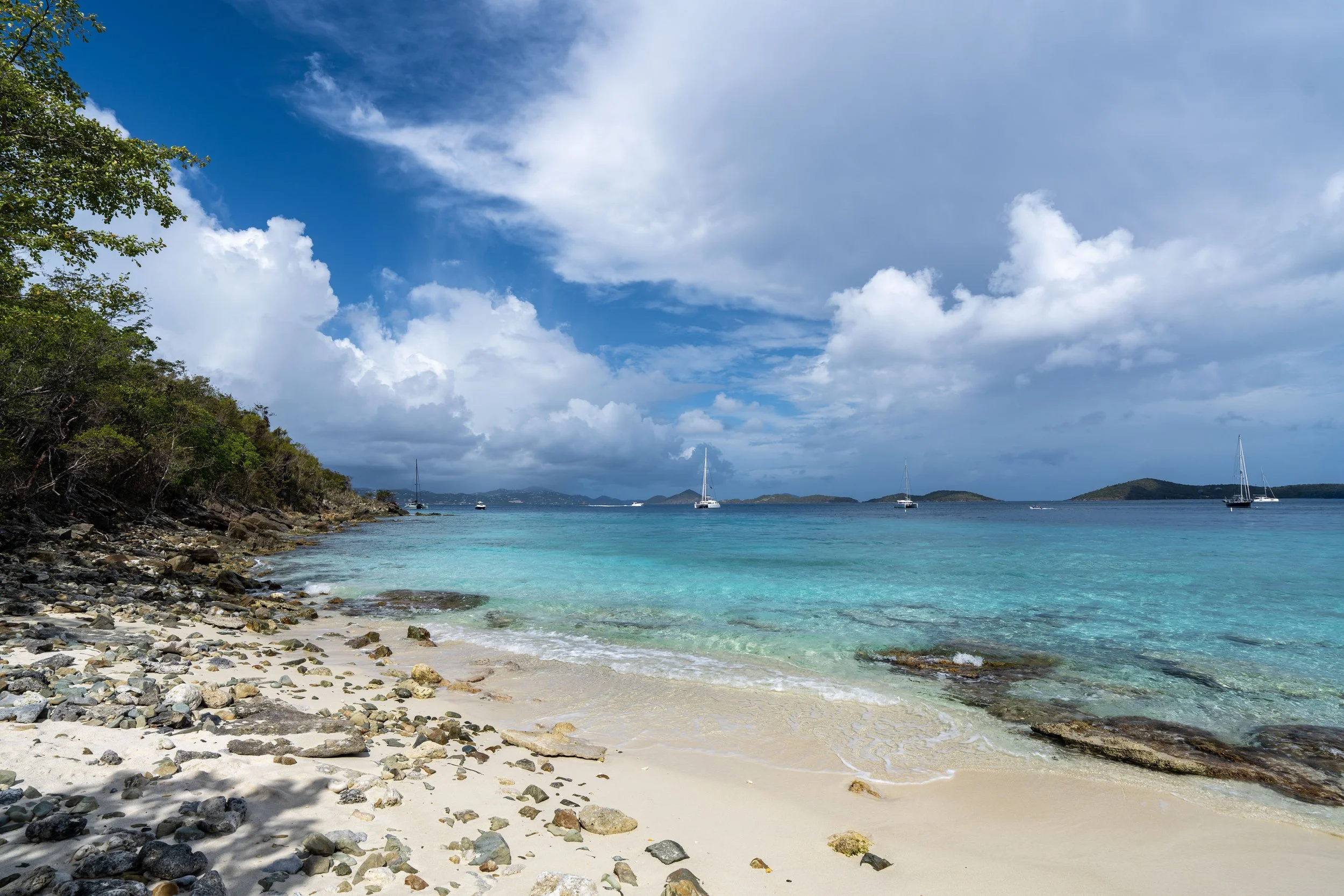 Honeymoon Beach Lind Point Trail Virgin Islands National Park