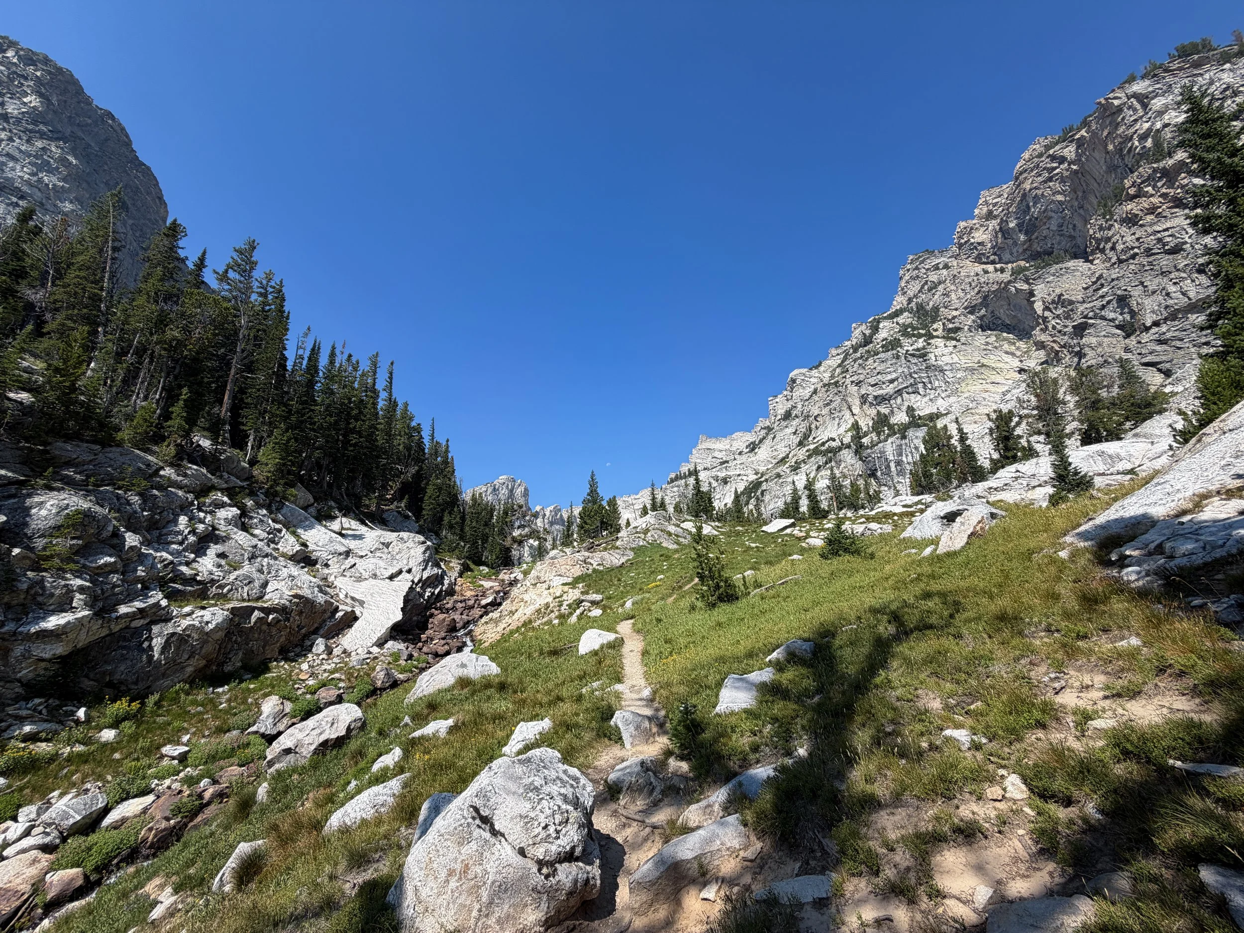 Lake of the Crags Trail Grand Teton National Park Wyoming