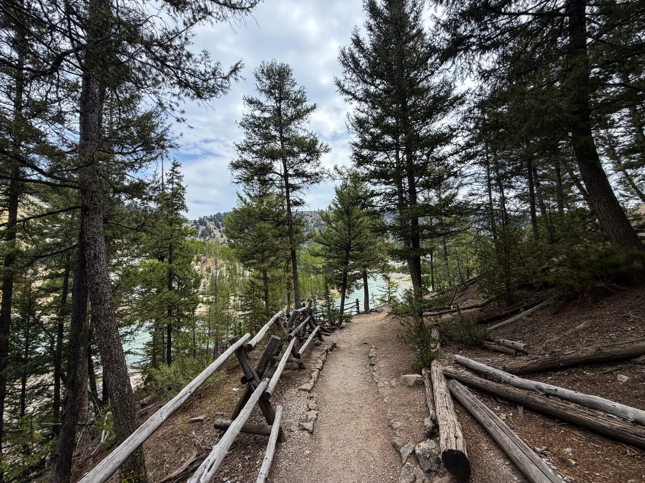 Tower Falls Trail Yellowstone National Park Wyoming