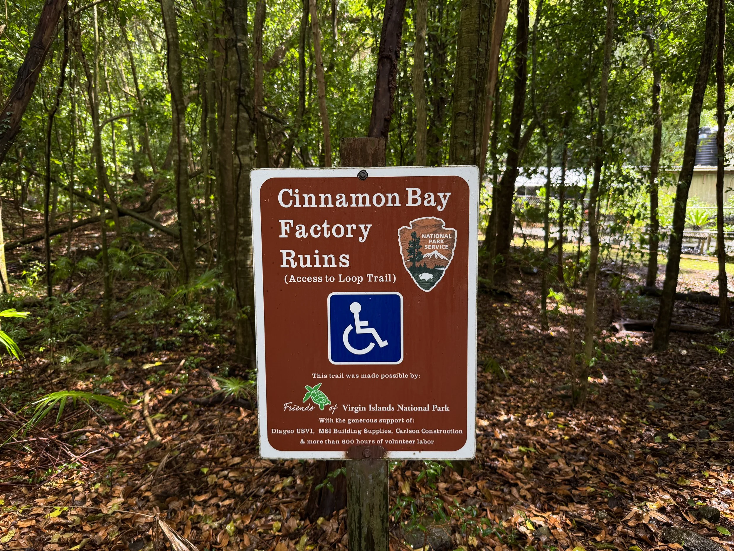 Cinnamon Bay Loop Trailhead Virgin Islands National Park