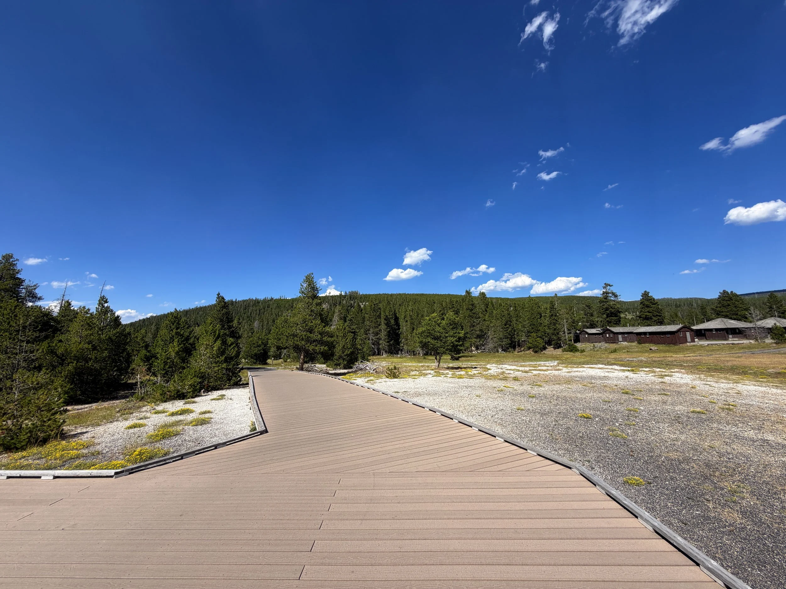 Upper Geyser Hill Trail Yellowstone National Park Wyoming