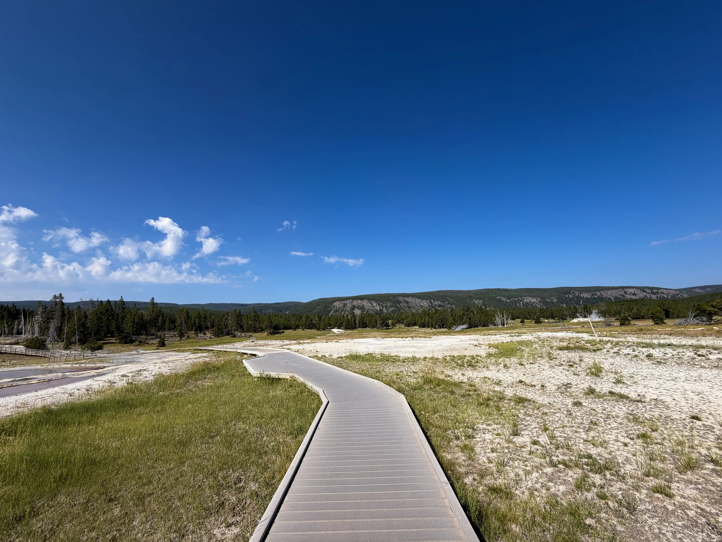 Upper Geyser Basin Trail Yellowstone National Park Wyoming