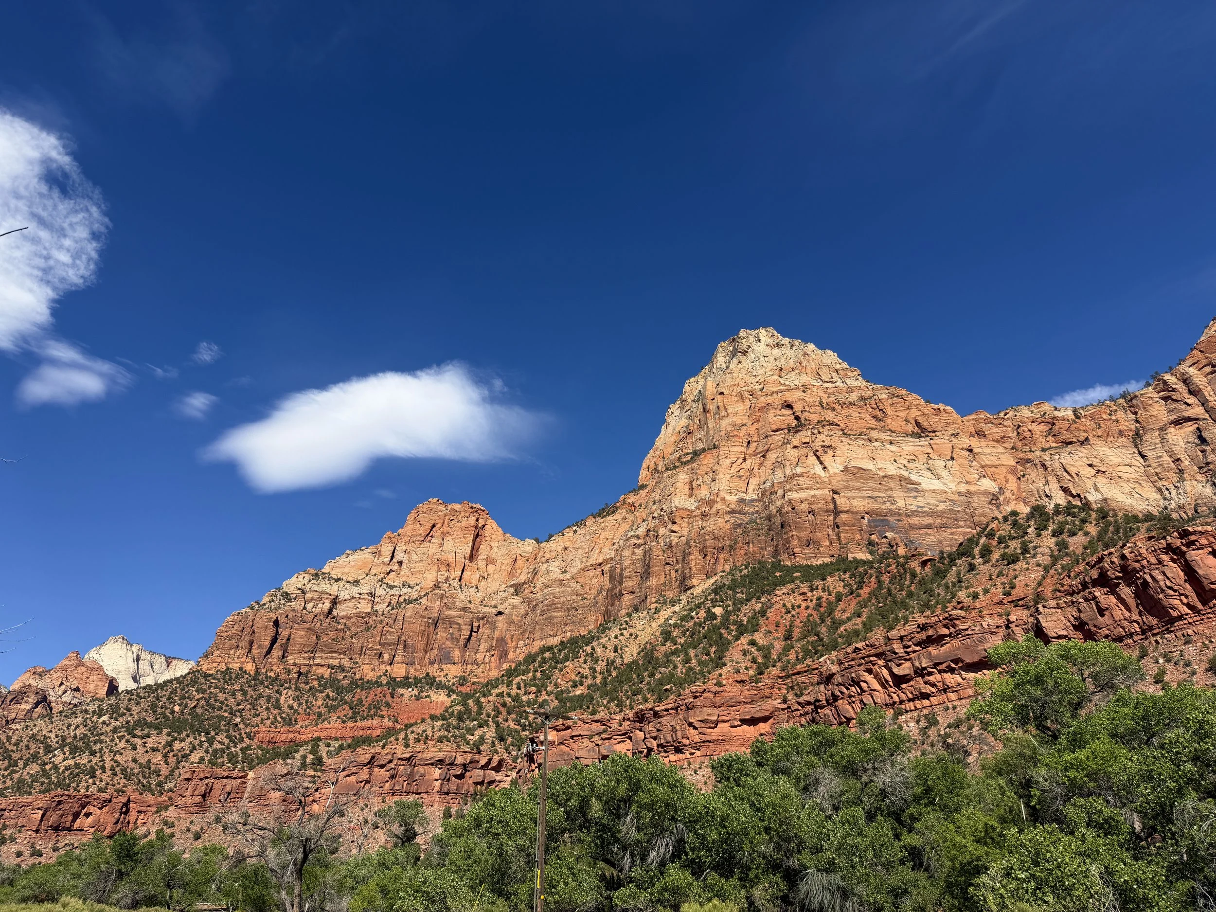 Crawford Arch Parus Trail Zion National Park Utah