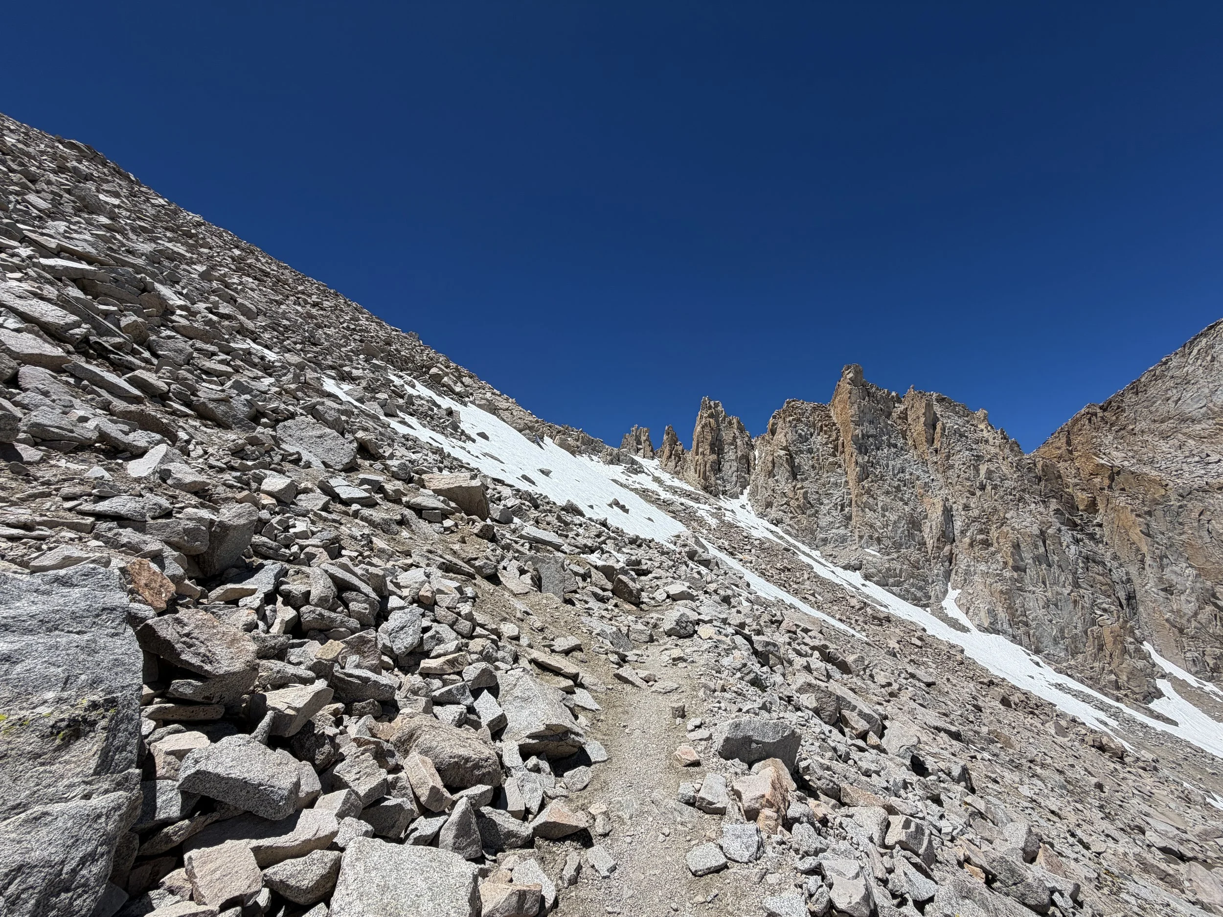 Mount Whitney Trail Switchbacks Lone Pine California