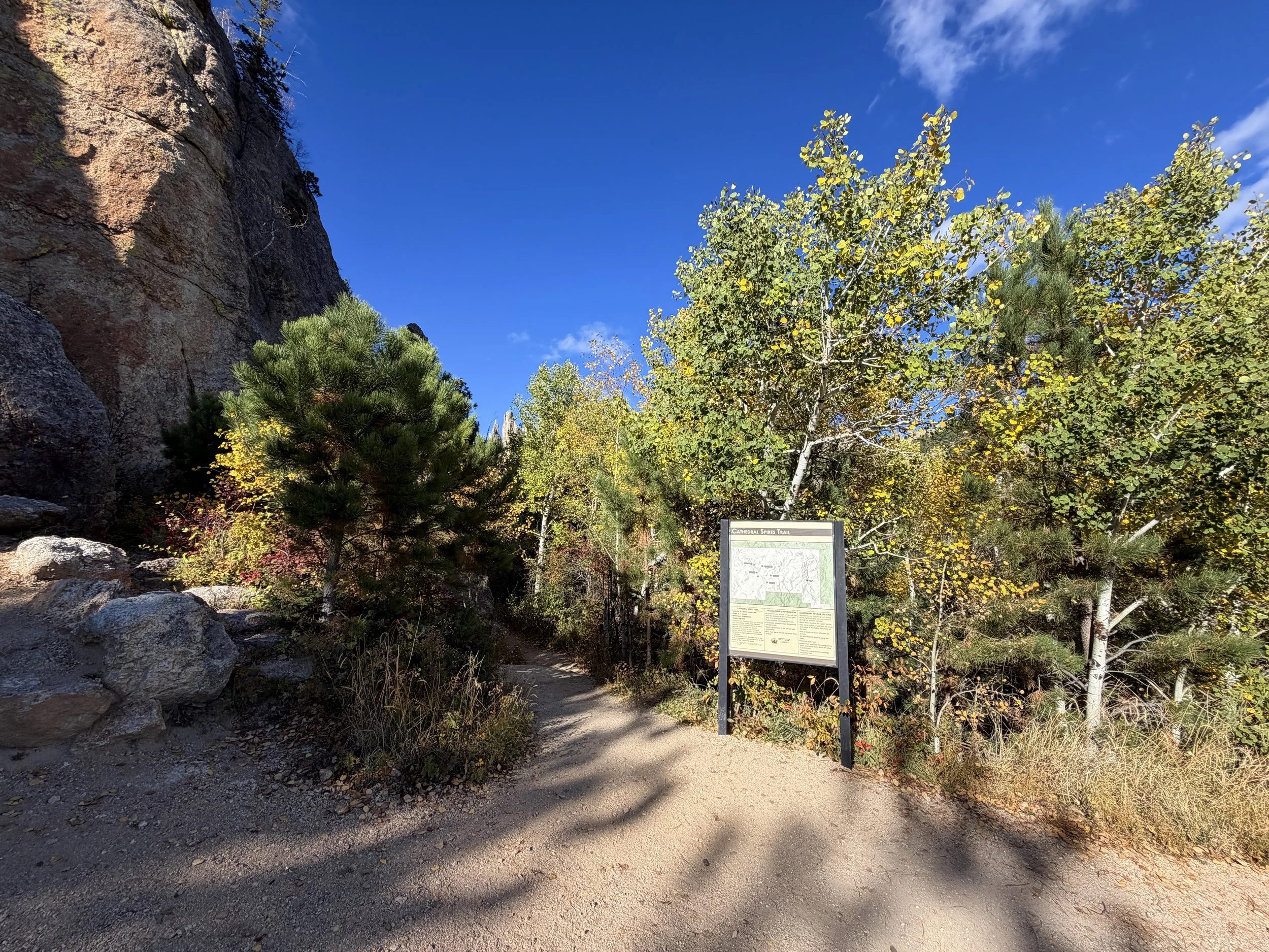 Cathedral Spires Trailhead Custer State Park Black Hills South Dakota