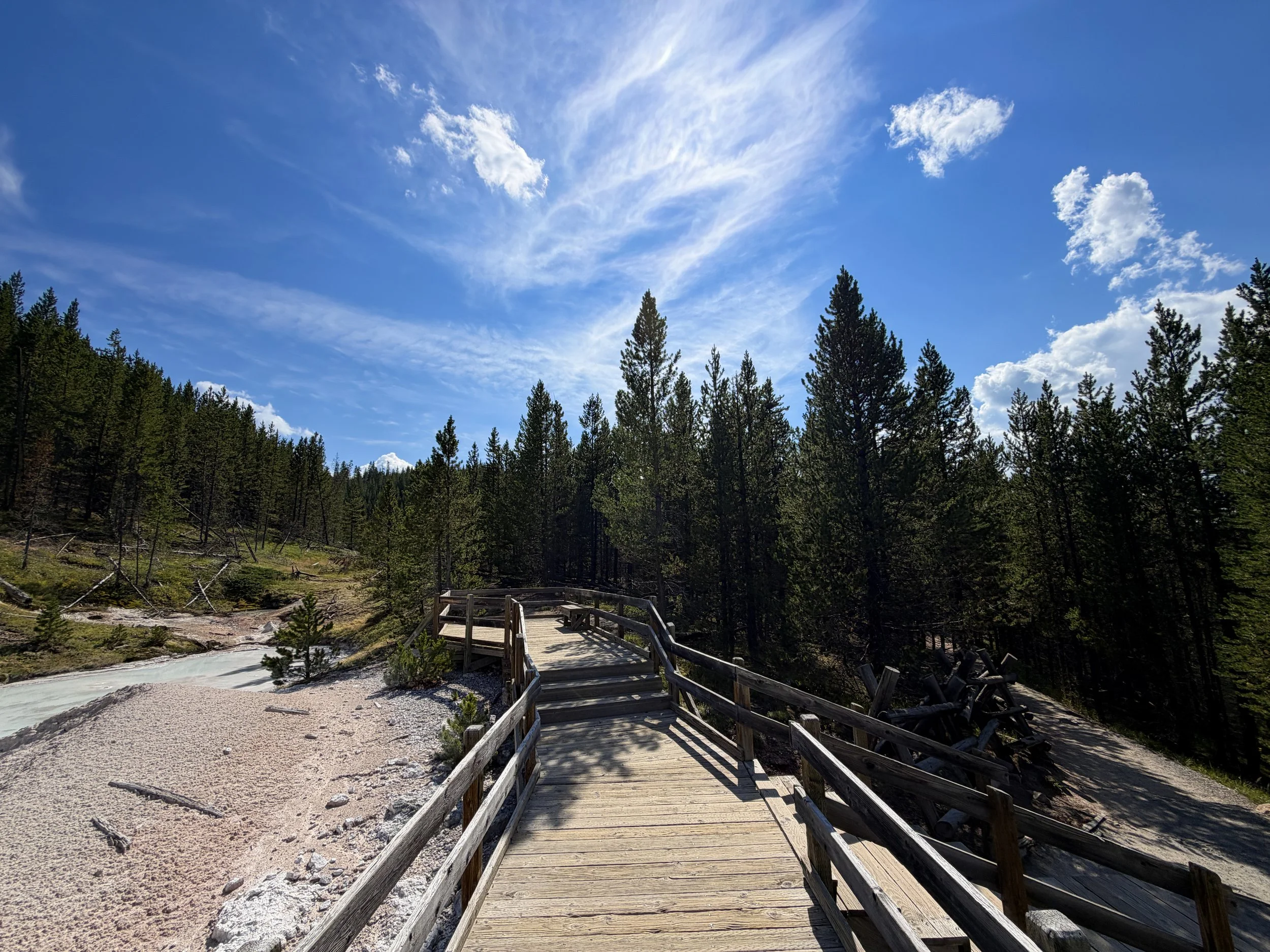 Artists Paintpots Trail Yellowstone National Park Wyoming