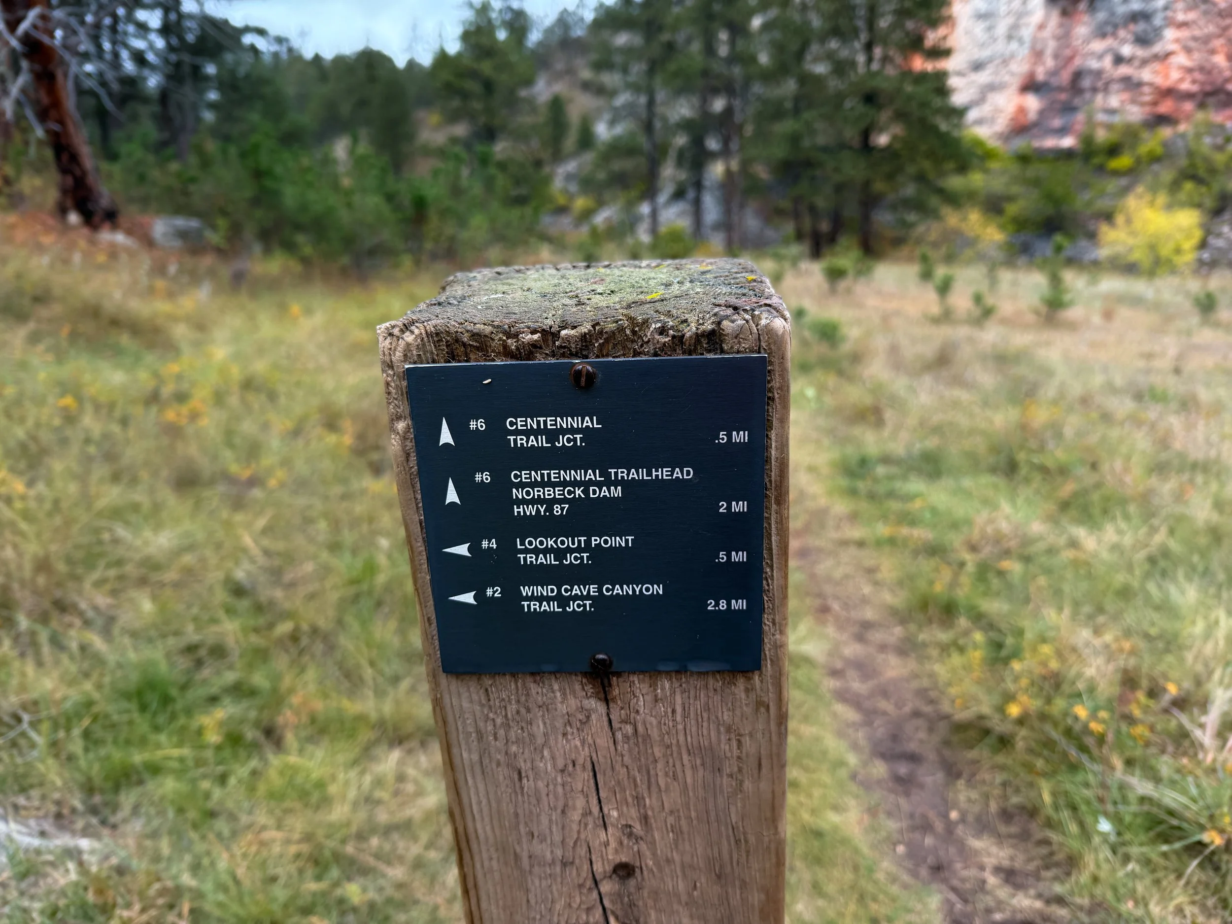 Highland Creek Trail to Lookout Point Wind Cave National Park South Dakota