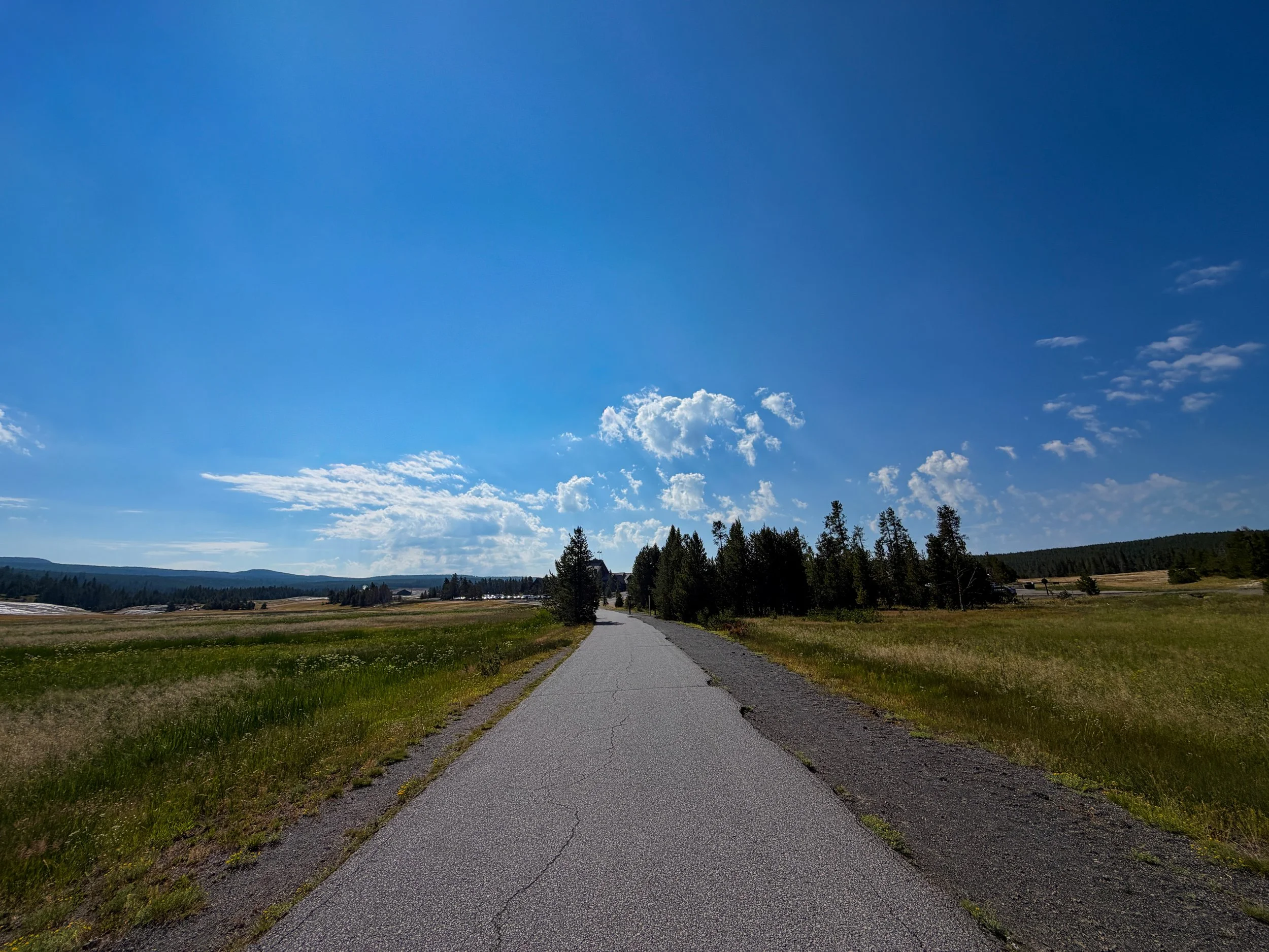 Upper Geyser Basin Trail Yellowstone National Park Wyoming