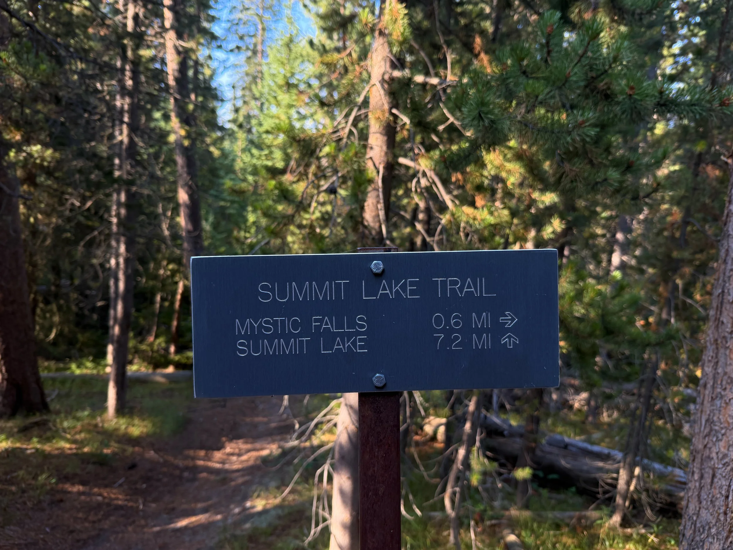 Mystic Falls Loop Trail Yellowstone National Park Wyoming