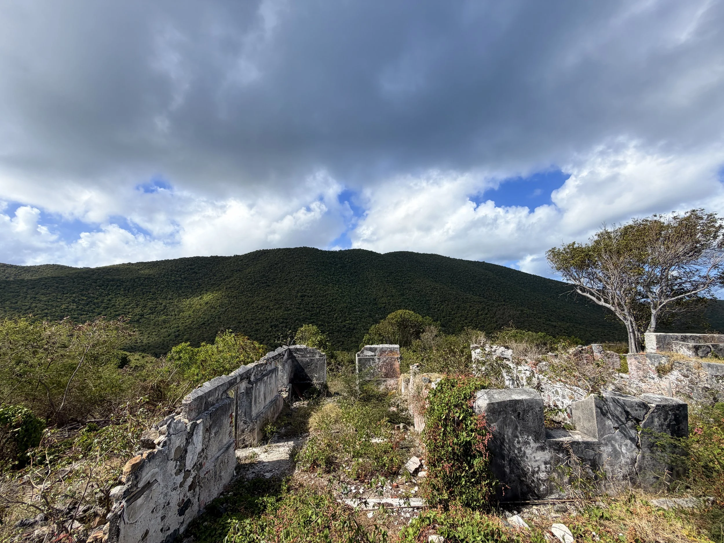 Windy Hill Ruins Johnny Horn Trail Virgin Islands National Park