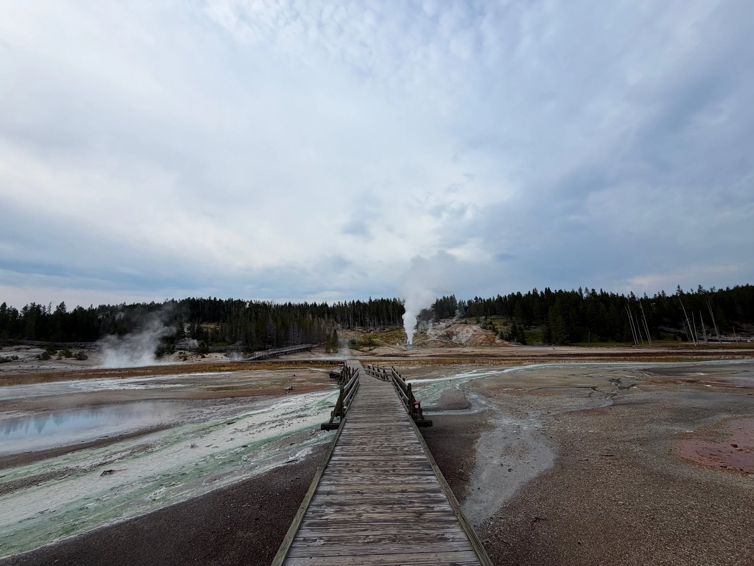 Porcelain Basin Loop Trail Yellowstone National Park Wyoming