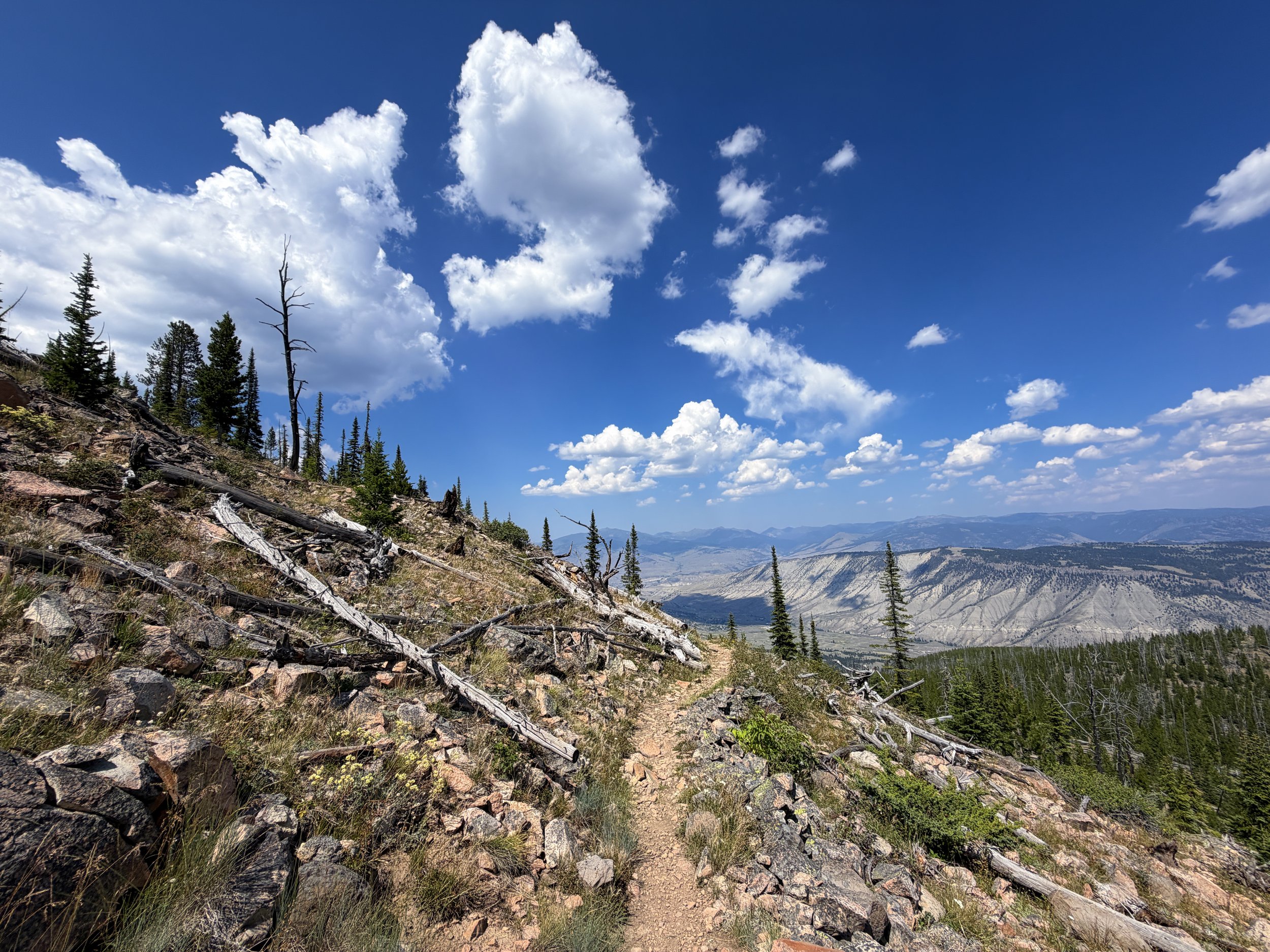 Bunsen Peak Loop Trail Yellowstone National Park Wyoming