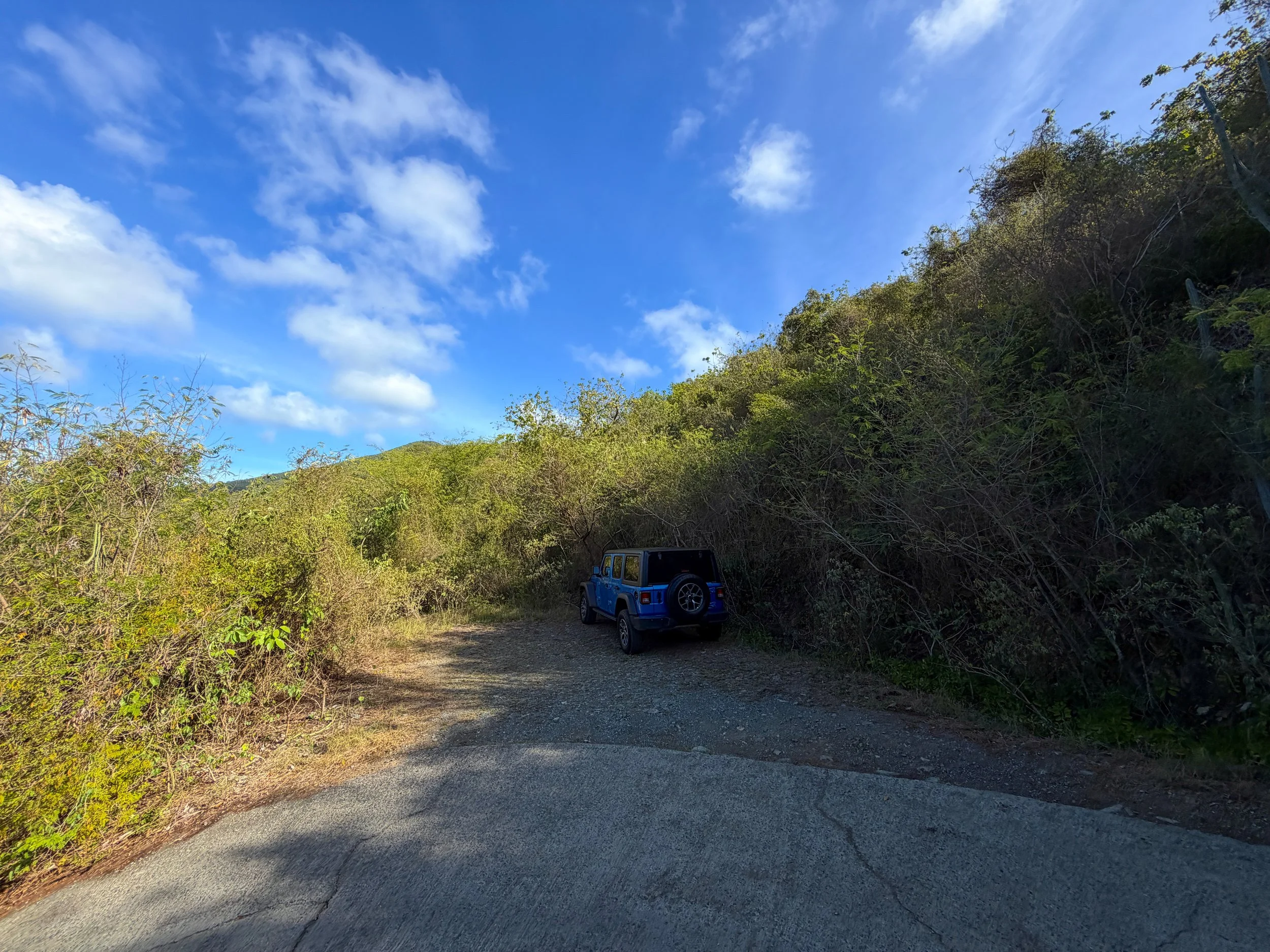 Cabritte Trailhead Parking Virgin Islands National Park